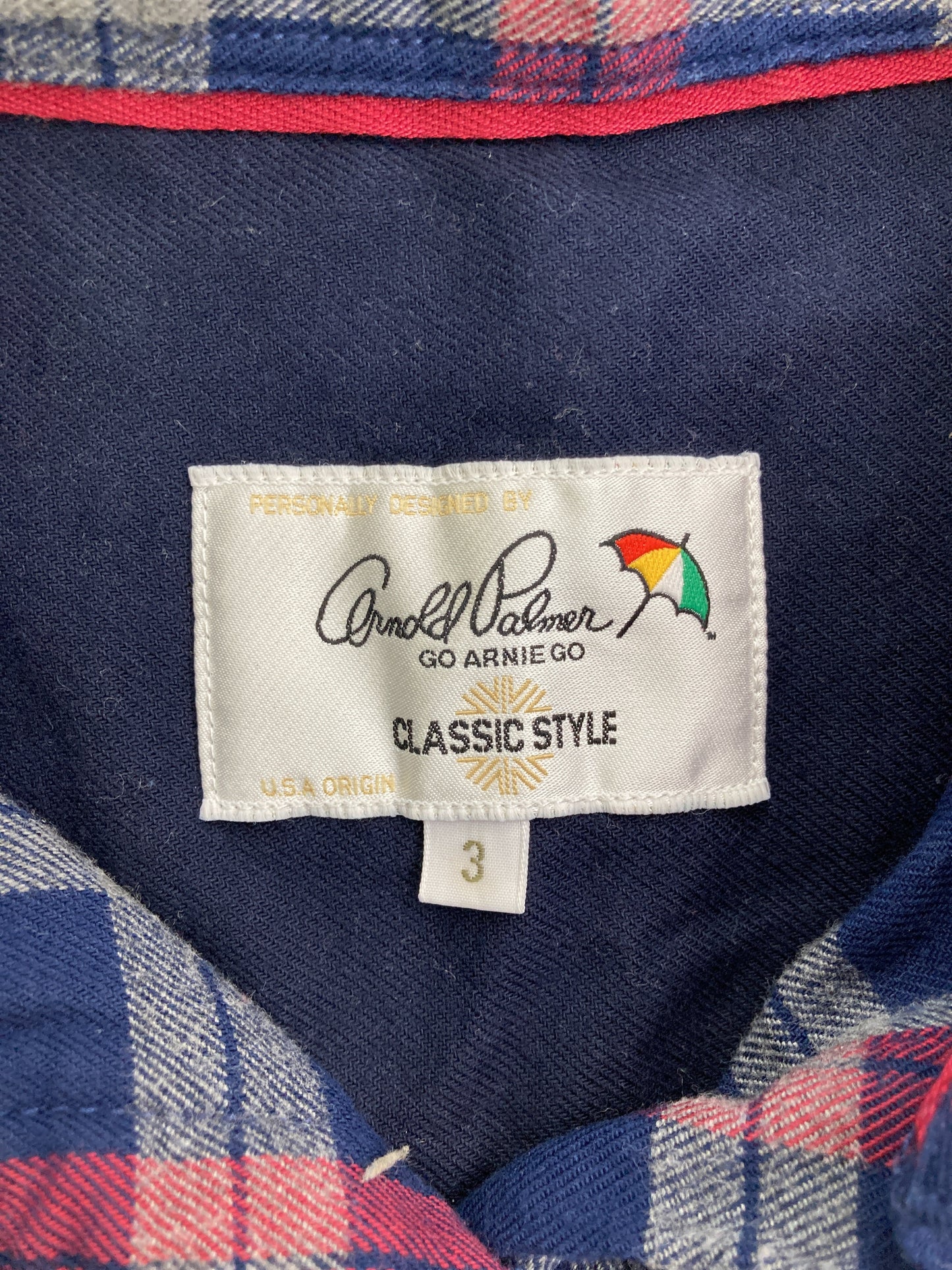 Arnold Palmer/シャツ/ブラウス/トップス/ネイビー/3