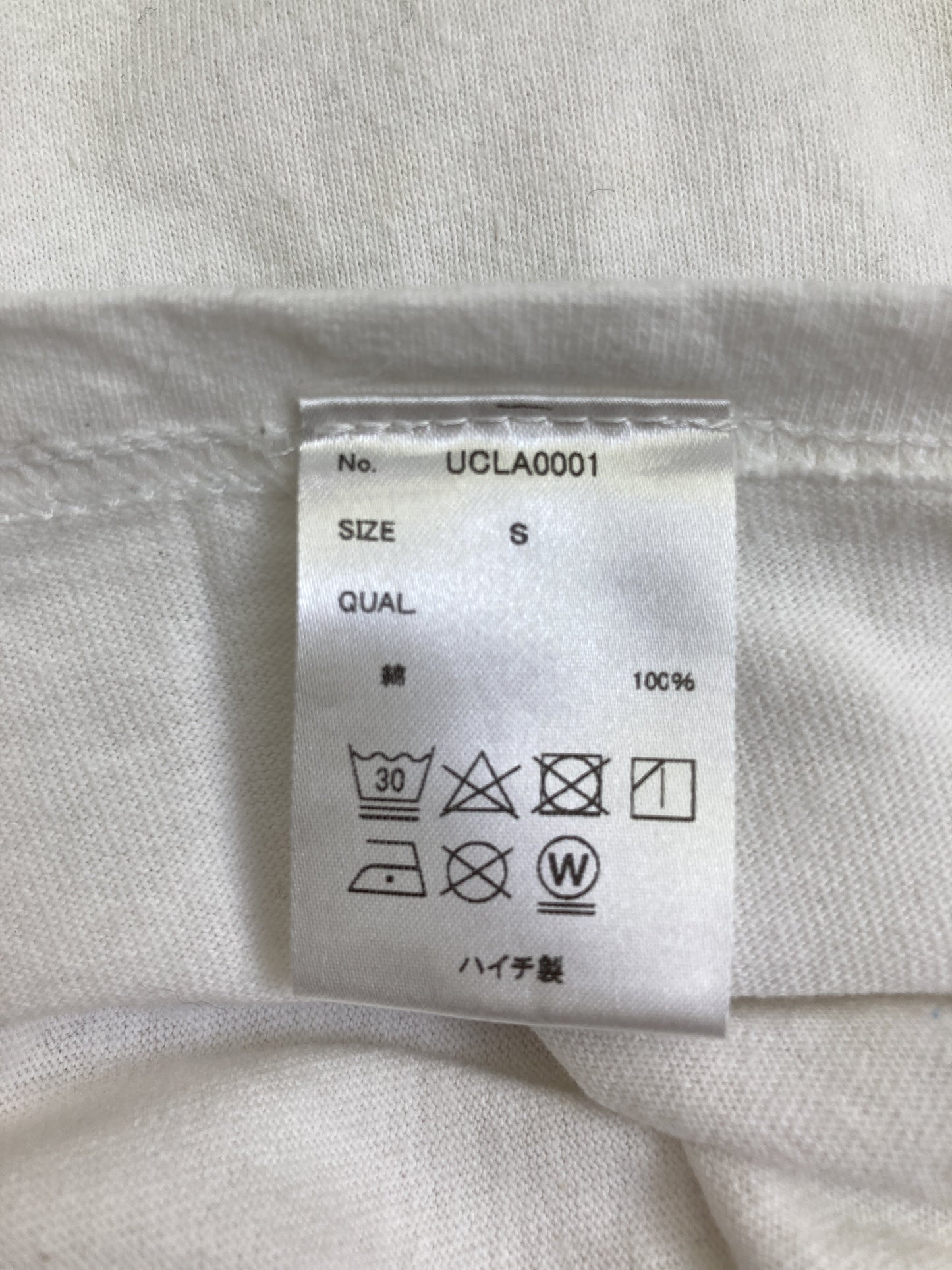 UCLA/Tシャツ/カットソー/トップス/ホワイト/S