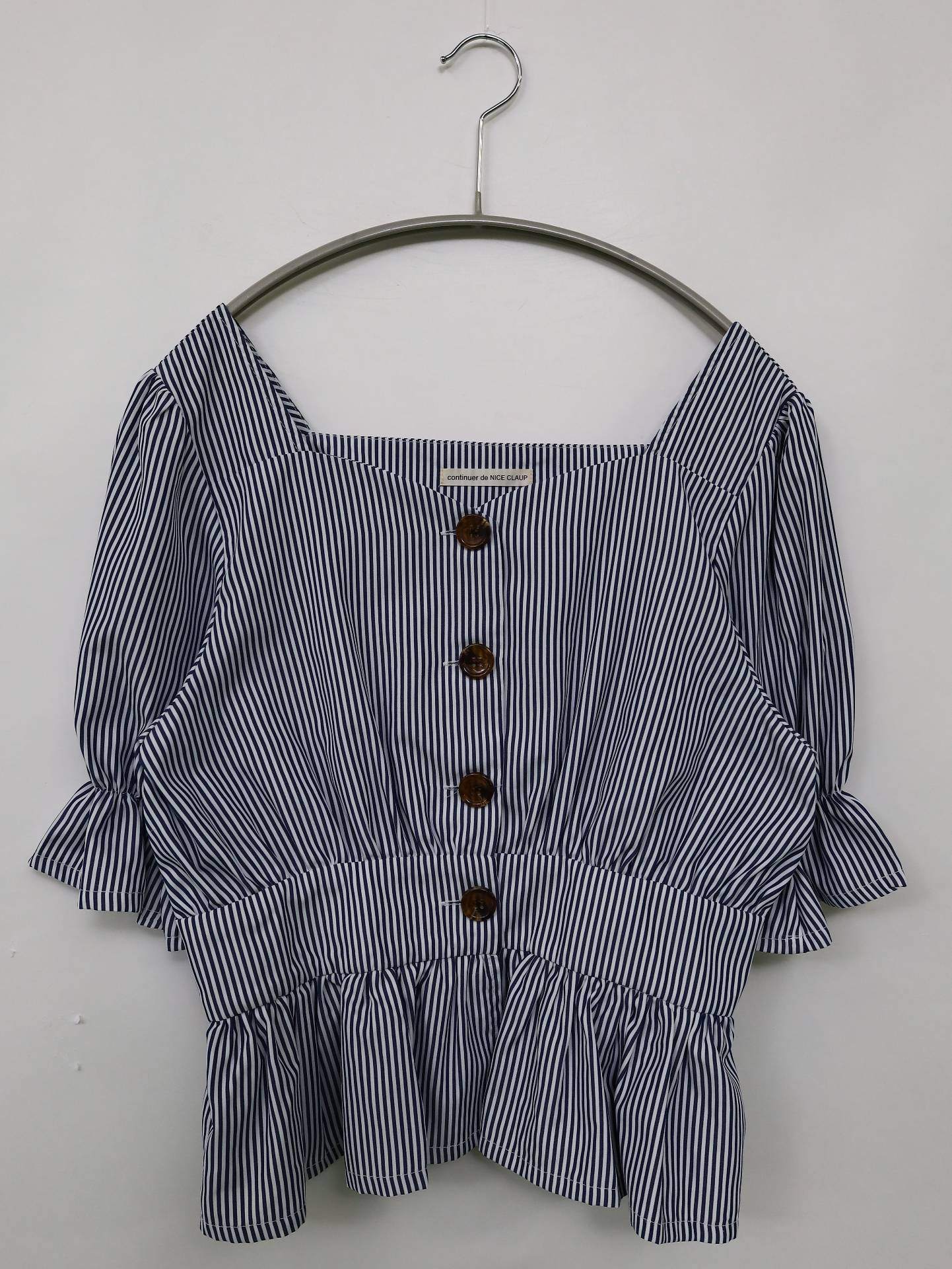 continuer de NICE CLAUP/シャツ/ブラウス/トップス/ブルー/F