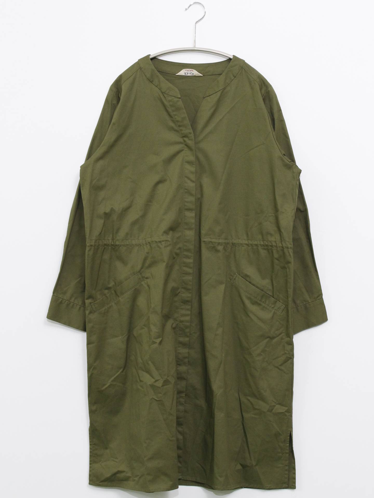 BEAMS/シャツワンピース/ワンピース/ドレス/カーキ