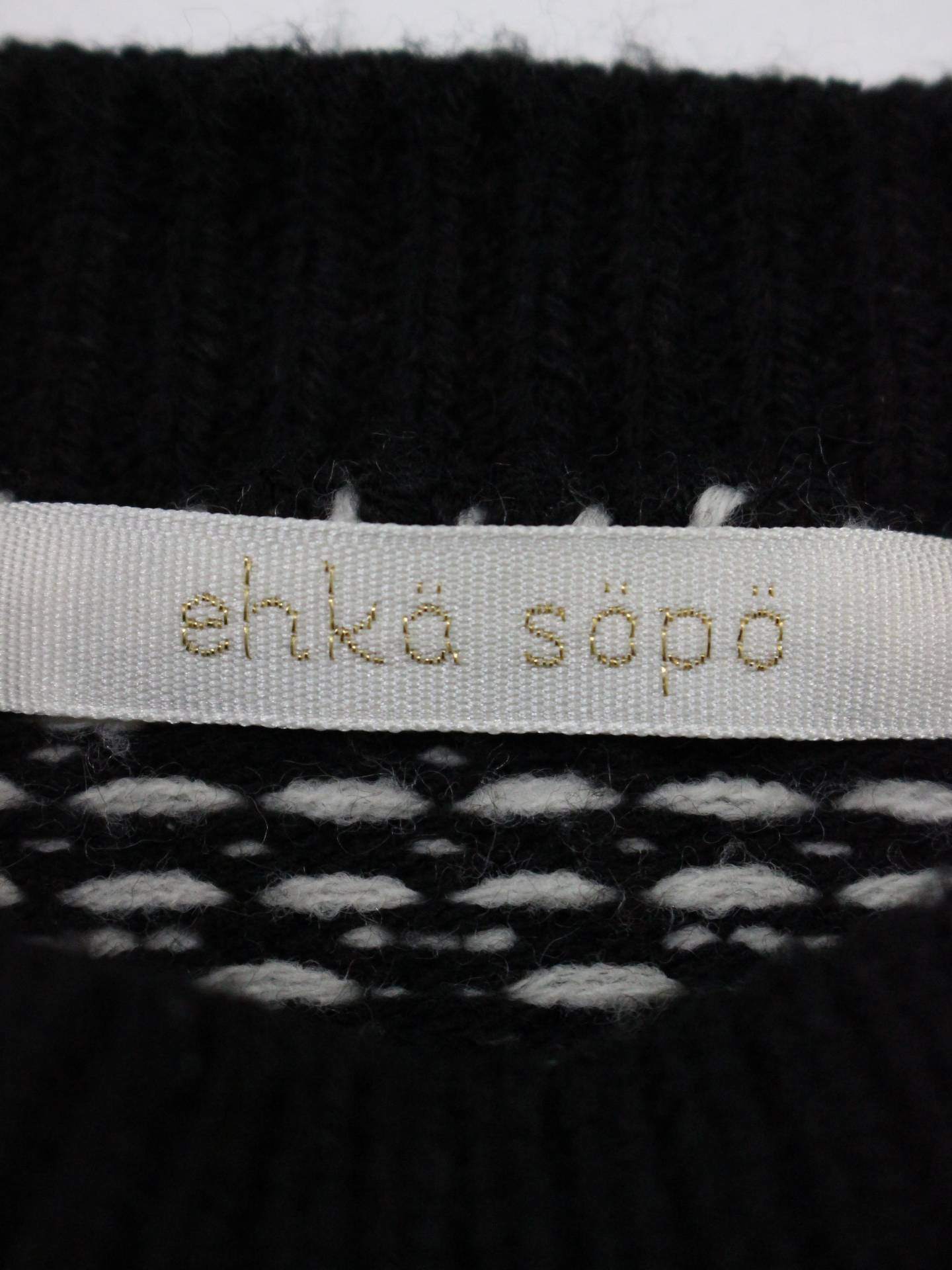 ehka sopo/ニット/セーター/トップス/ブラック/F