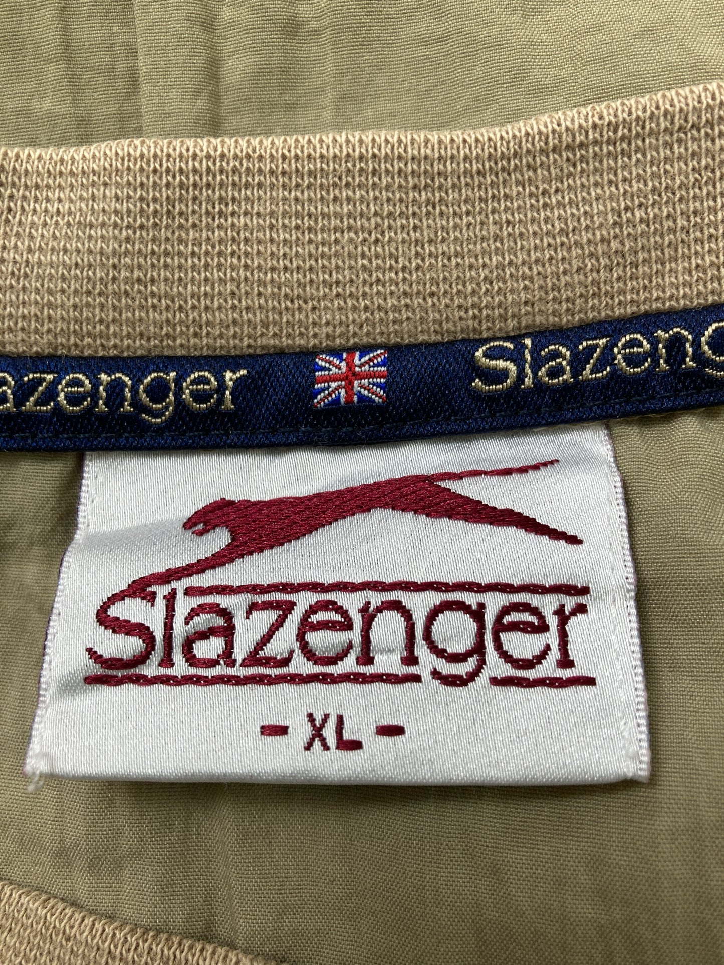 Slazenger/スラセンジャー/Tシャツ/カットソー/トップス/ベージュ/XL