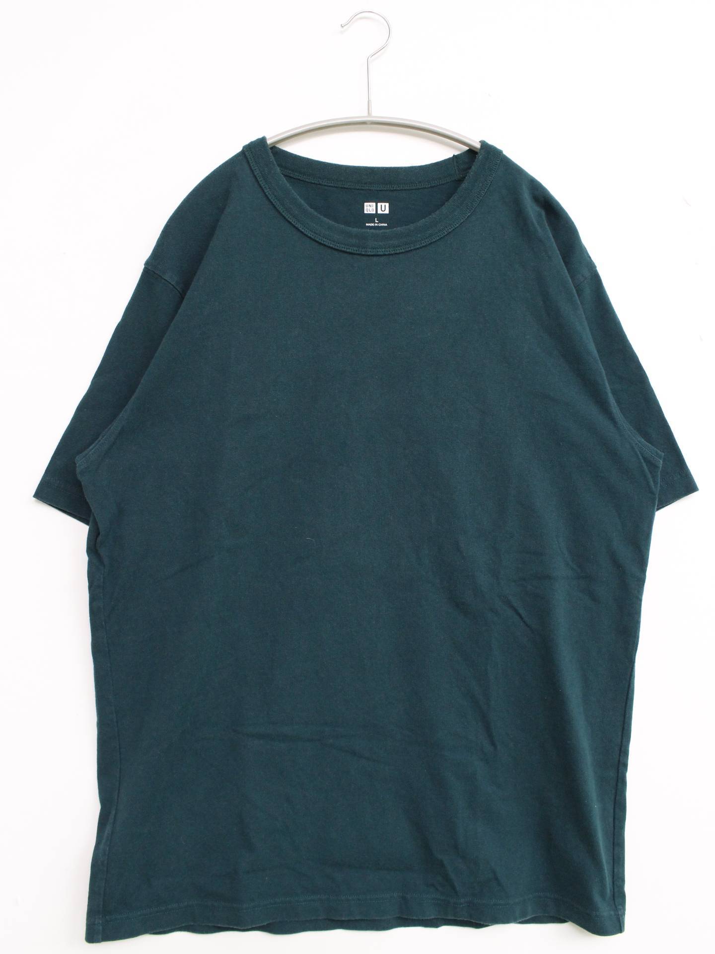 UNIQLO U/ユニクロユー/Tシャツ/カットソー/トップス/グリーン/L