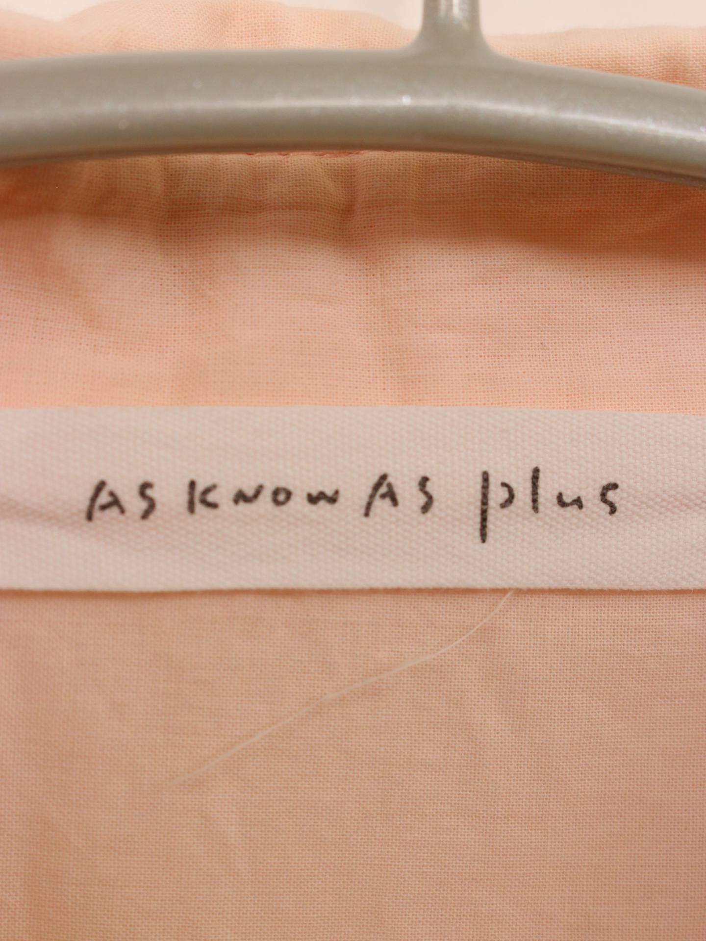 As know as plus/シャツ/ブラウス/トップス/ピンク/F