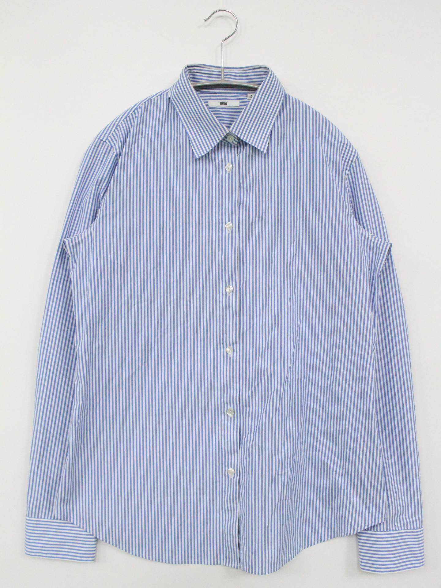 UNIQLO/ユニクロ/シャツ/ブラウス/トップス/ブルー/L