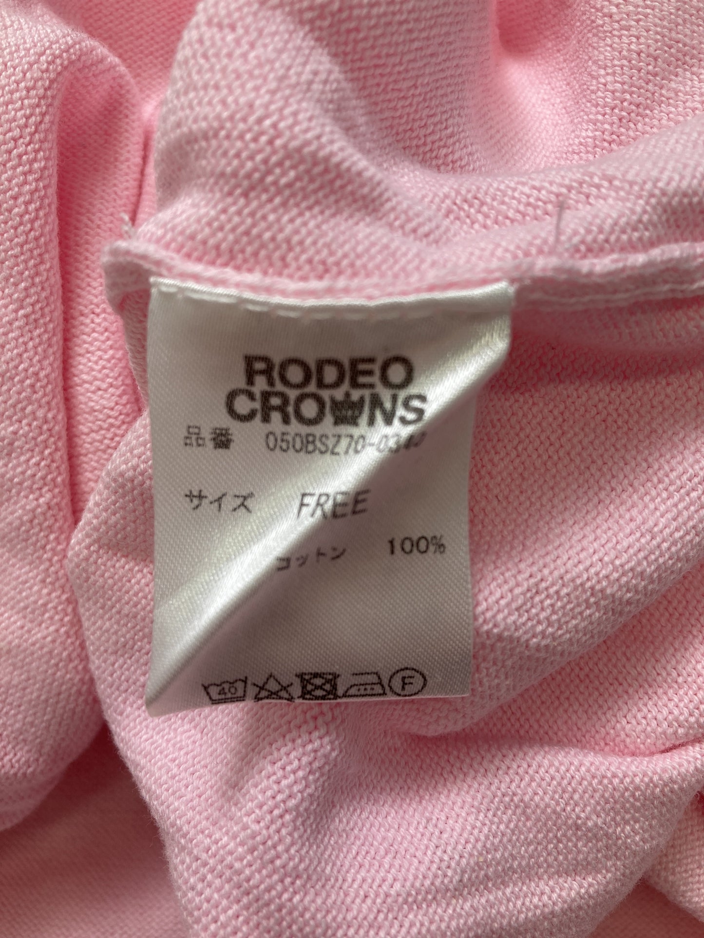 RODEO CROWNS/ロデオクラウンズ/ワンピース/ワンピース/ドレス/ピンク/FREE