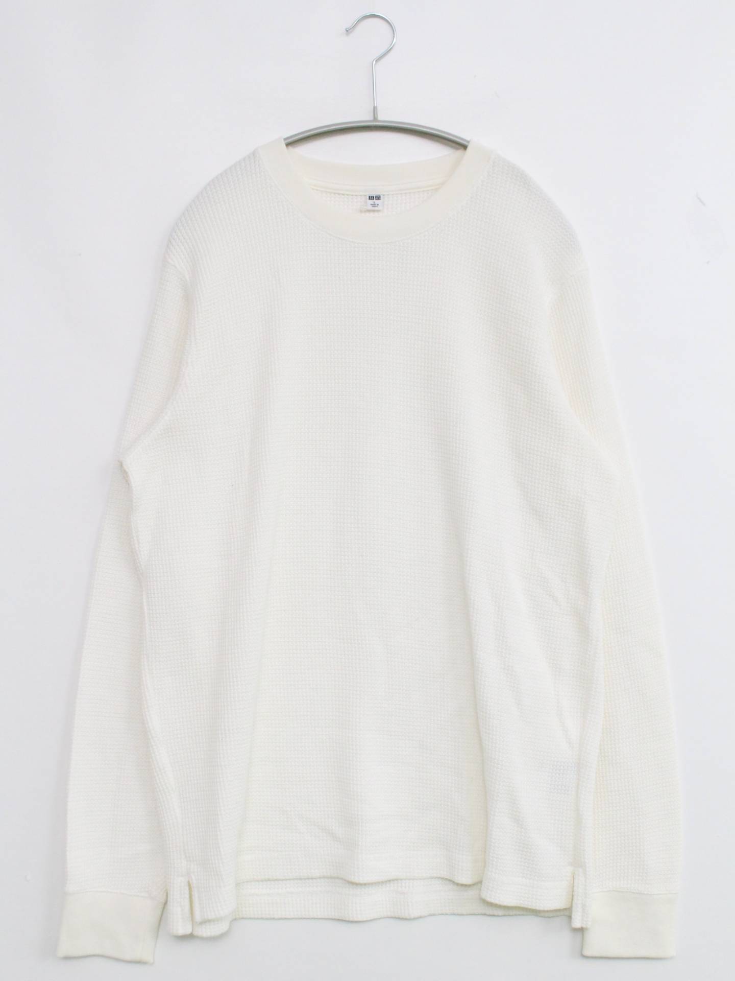 UNIQLO/ユニクロ/ニット/セーター/トップス/ホワイト/L