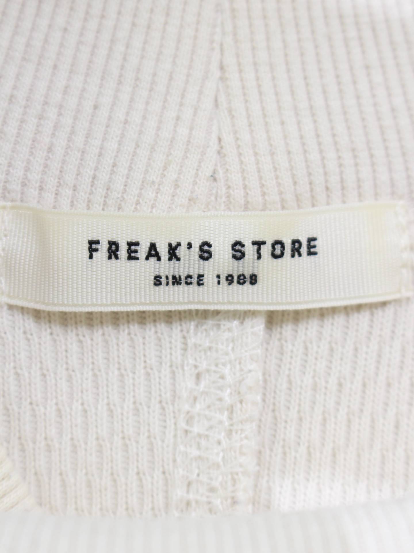 FREAK'S STORE/フリークスストア/Tシャツ/カットソー/トップス/ホワイト/F