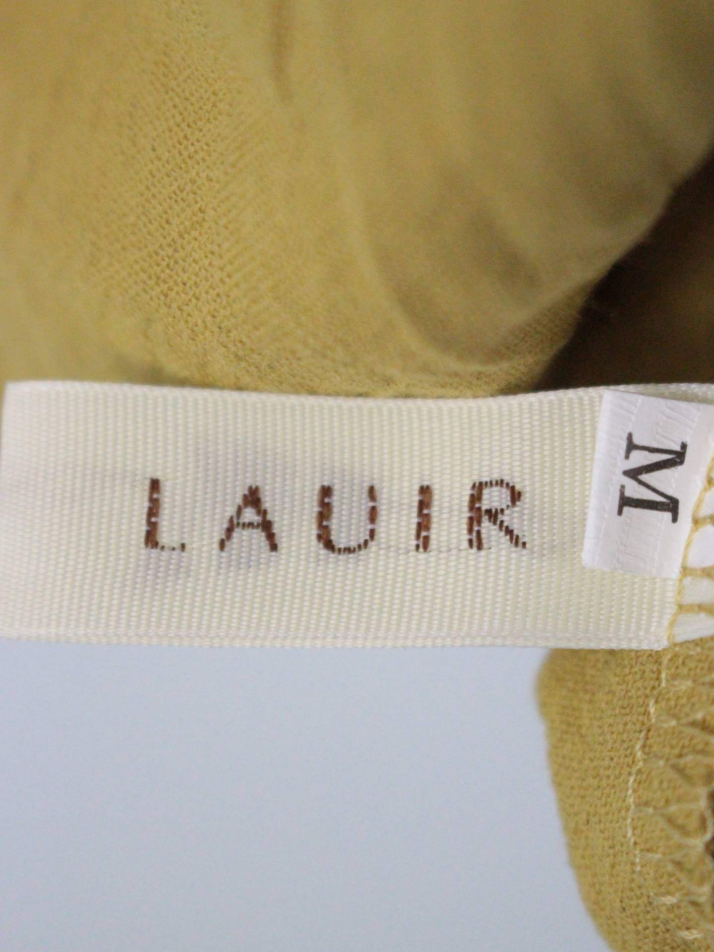 LAUIR/ラウアー/Tシャツ/カットソー/トップス/イエロー/M