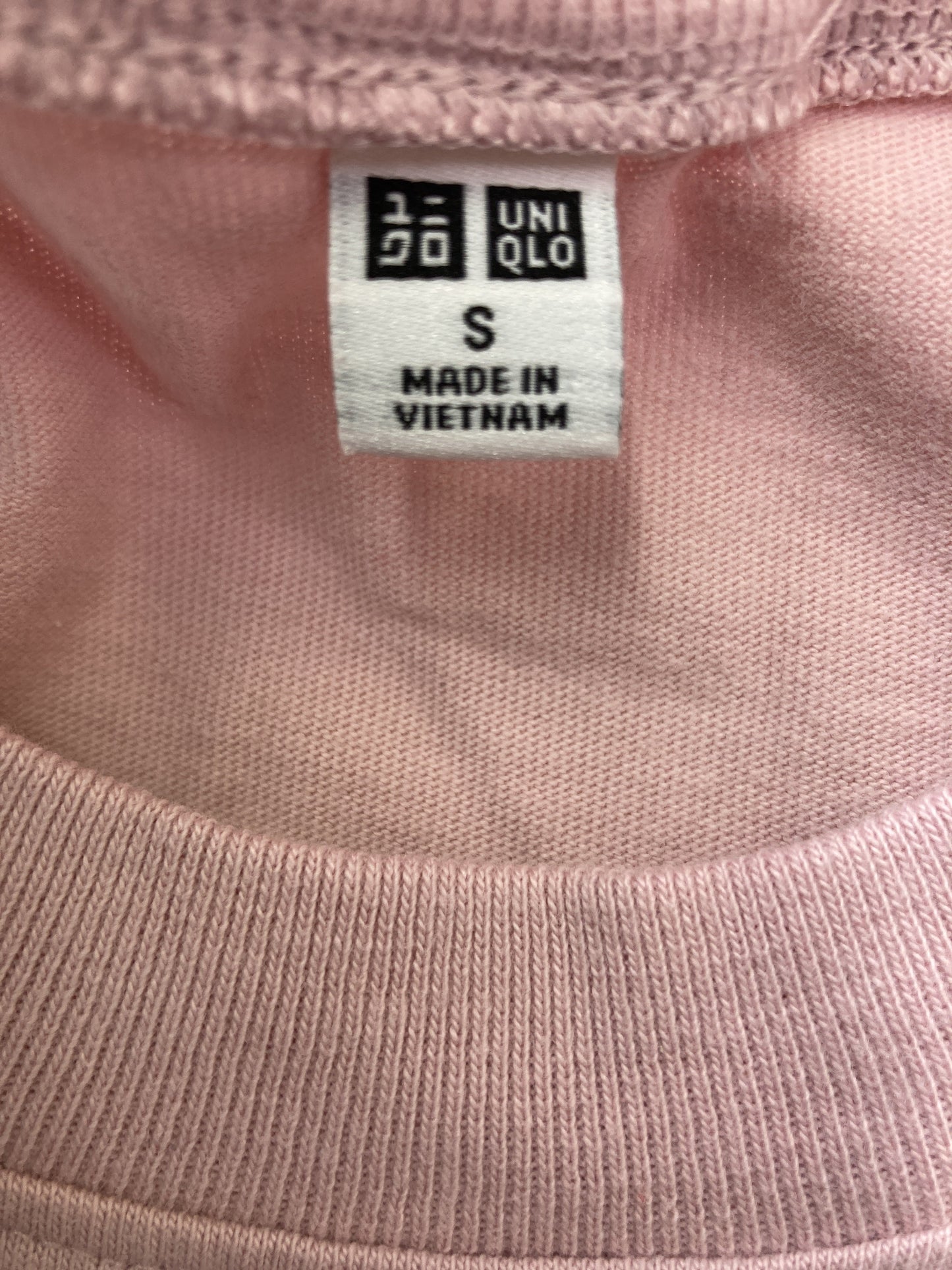 UNIQLO/ユニクロ/Tシャツ/カットソー/トップス/ピンク/S