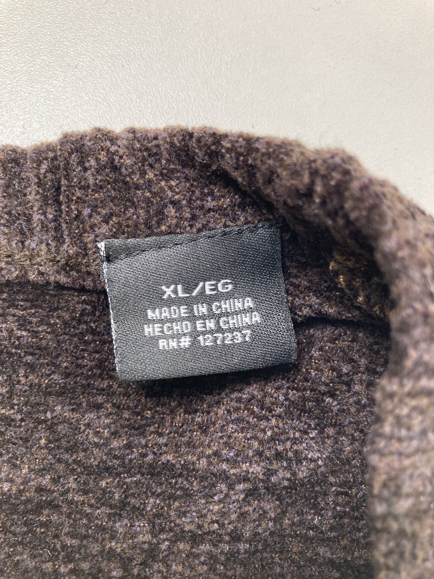 Haggar/ハガー/ニット/セーター/トップス/ブラウン/XL