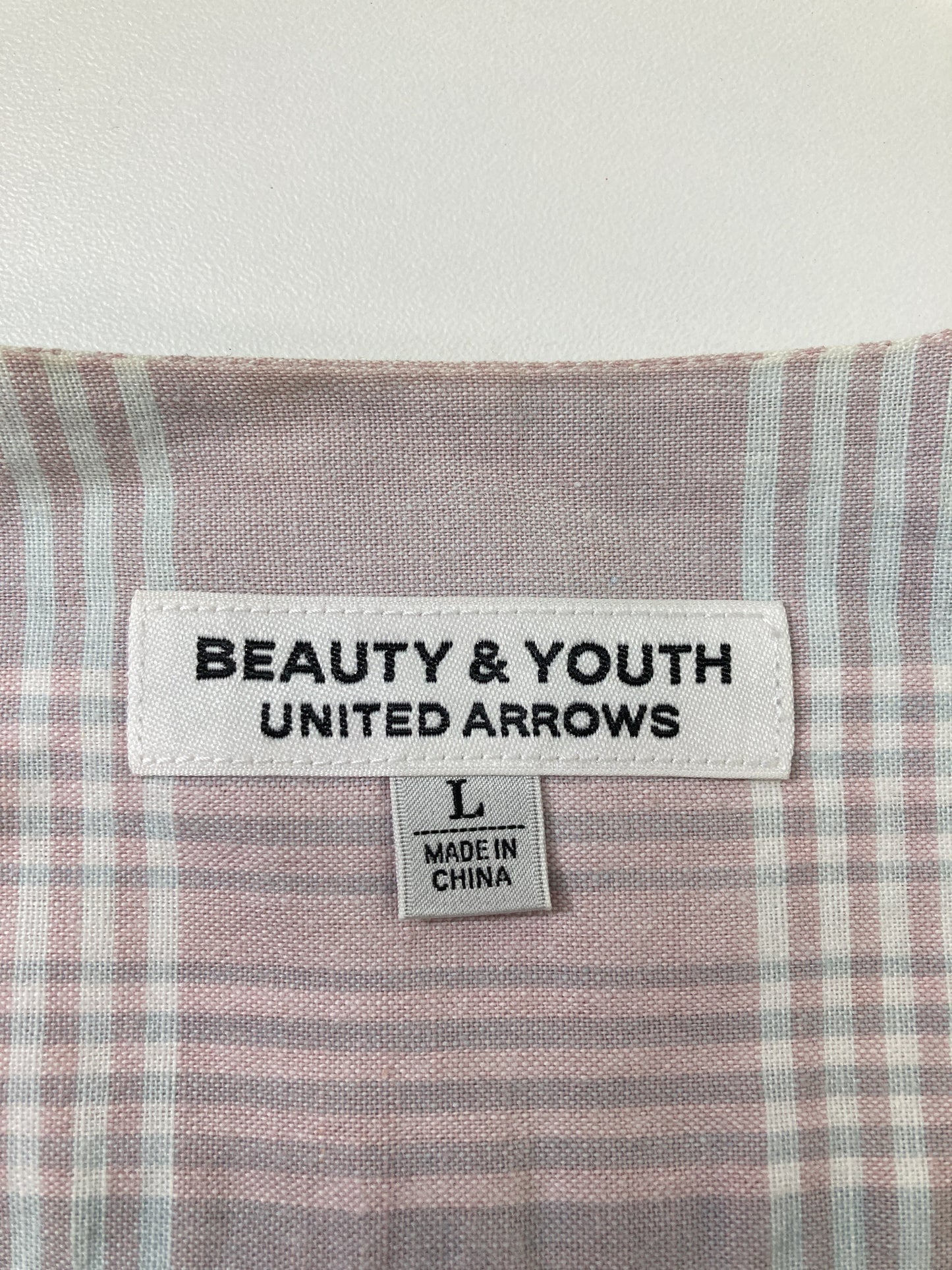 BEAUTY&YOUTH/ビューティーアンドユース/シャツ/ブラウス/トップス/ピンク/L