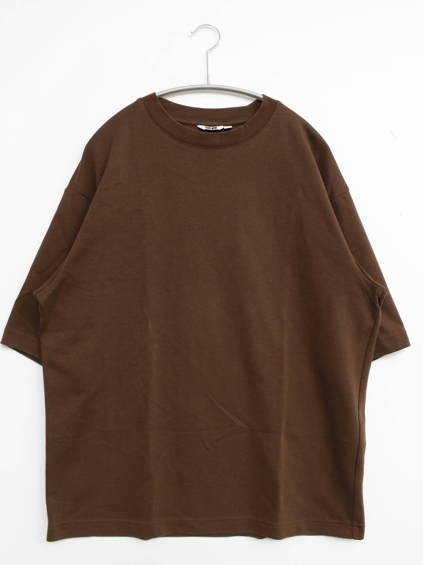 UNIQLO/ユニクロ/Tシャツ/カットソー/トップス/ブラウン/L