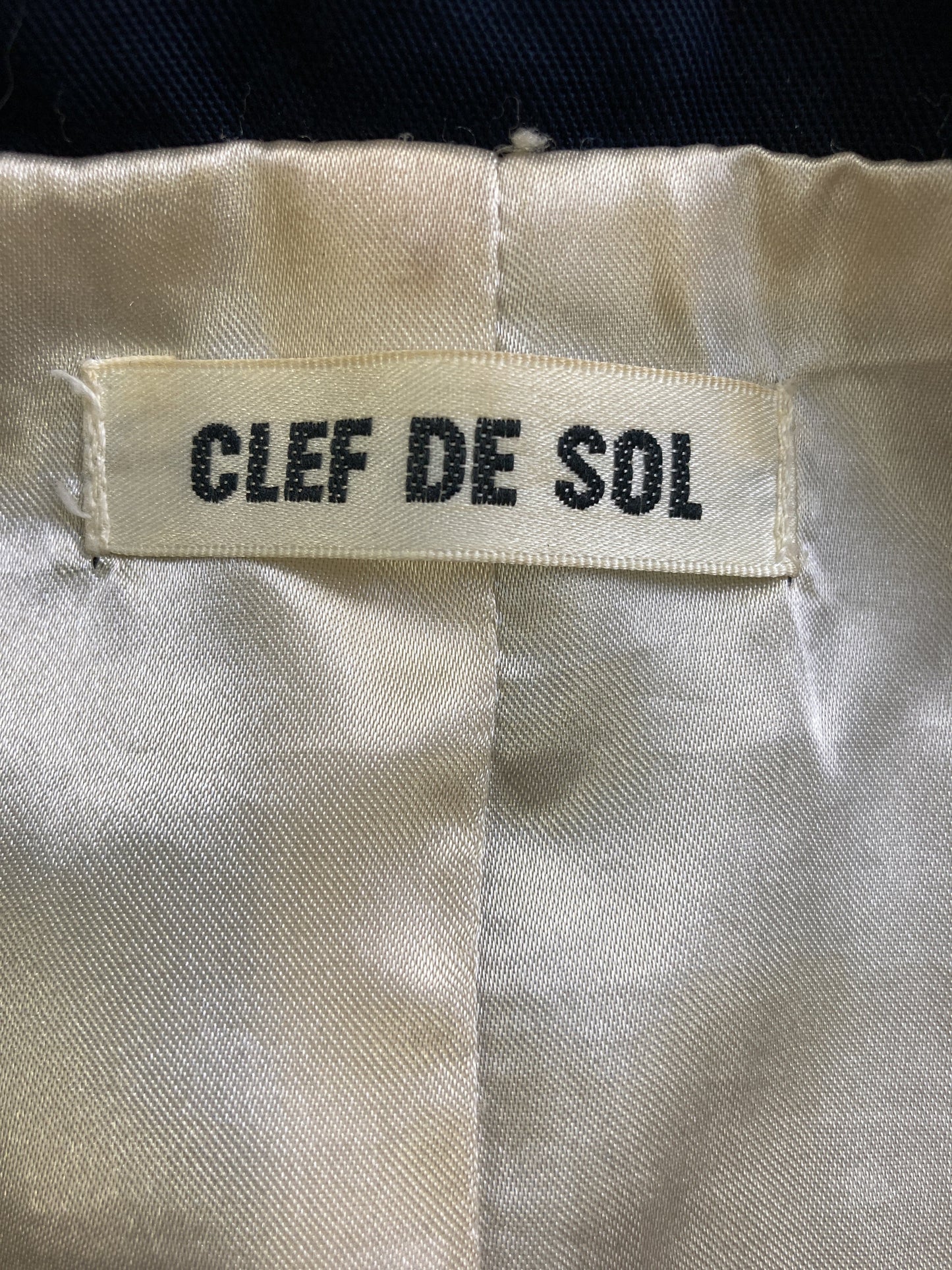 CLEF DE SOL/テーラードジャケット/ジャケット/アウター/ネイビー/M