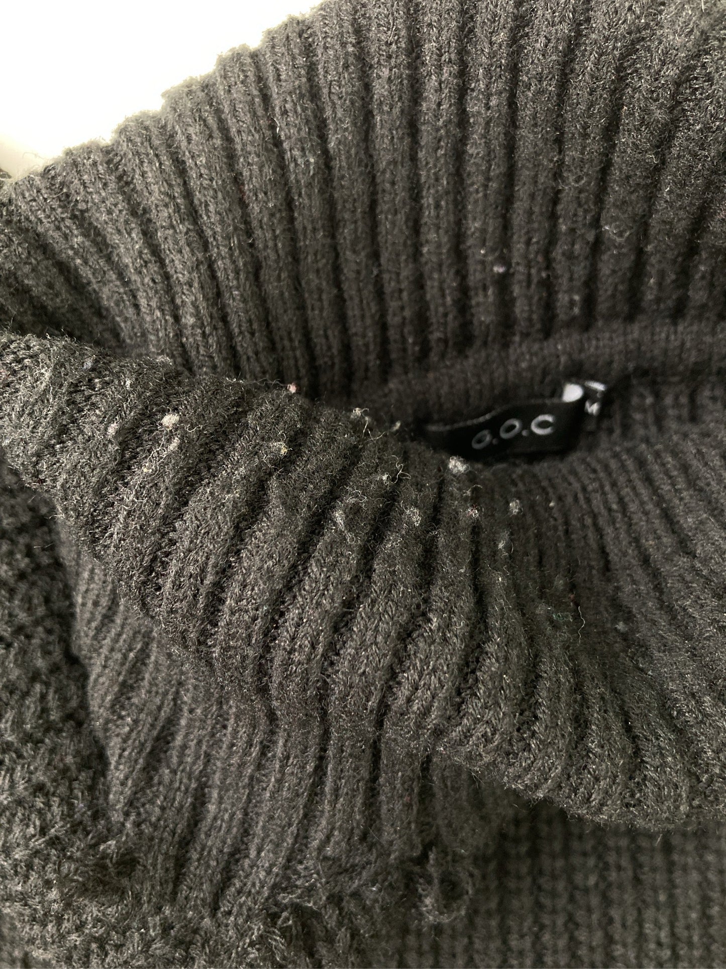 G.O.C/ジーオーシー/ニット/セーター/トップス/ブラック/M