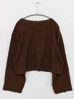 lawgy/ラウジー/ニット/セーター/トップス/ブラウン/F