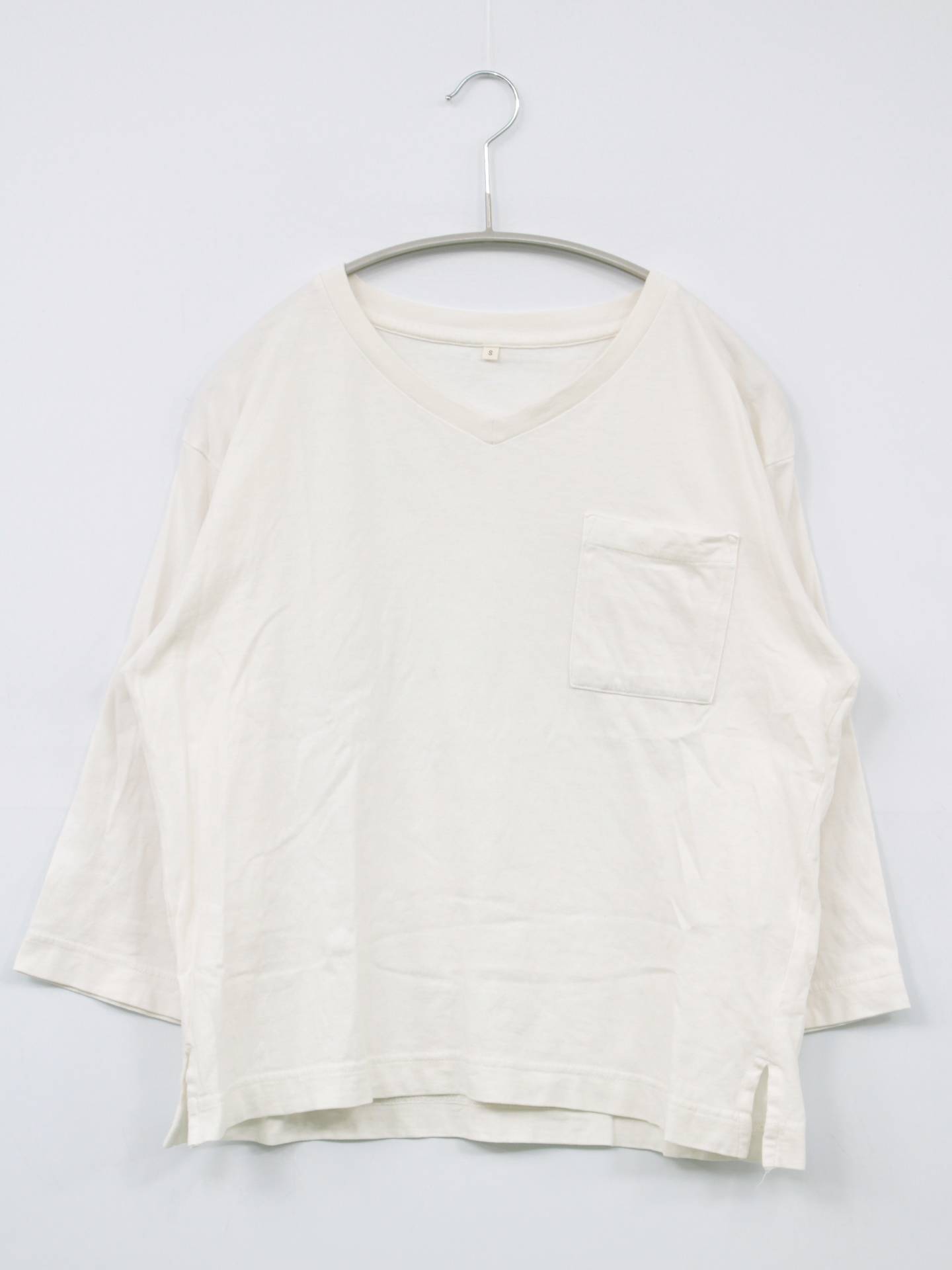 TOPVALU/Tシャツ/カットソー/トップス/ホワイト/S