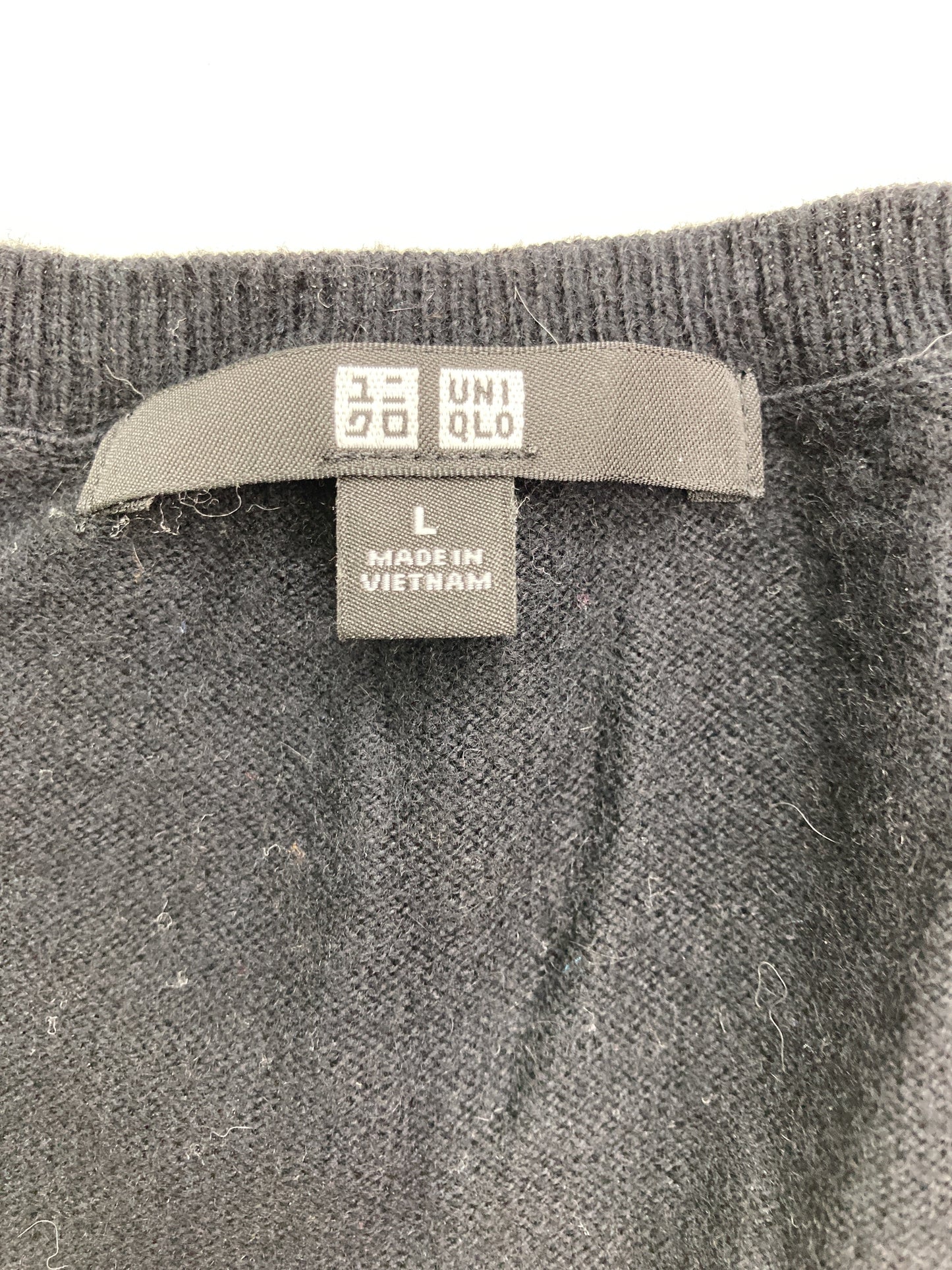 UNIQLO/ユニクロ/ニット/セーター/トップス/ブラック/L