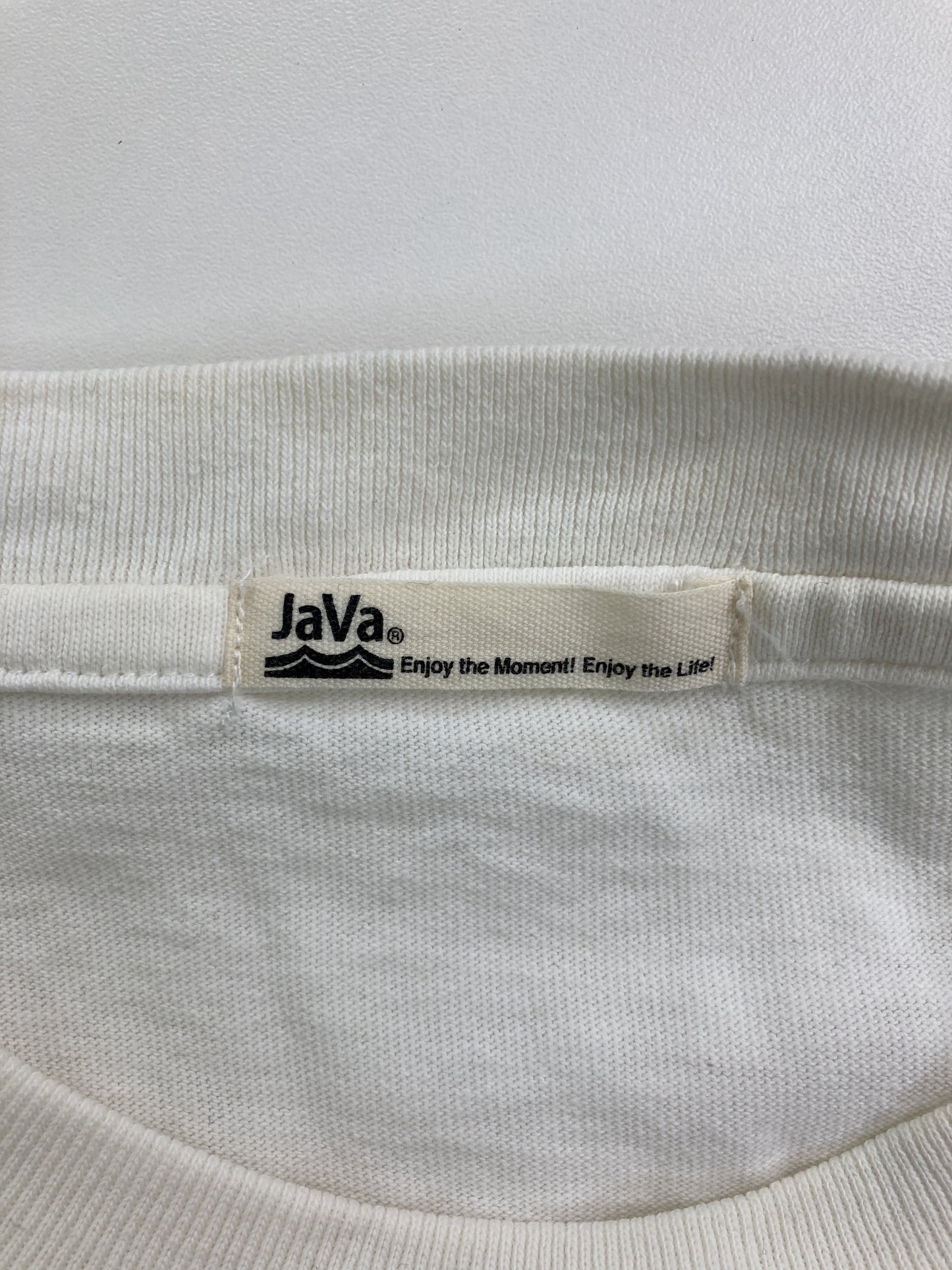 JaVa/ジャバ/Tシャツ/カットソー/トップス/ホワイト/L