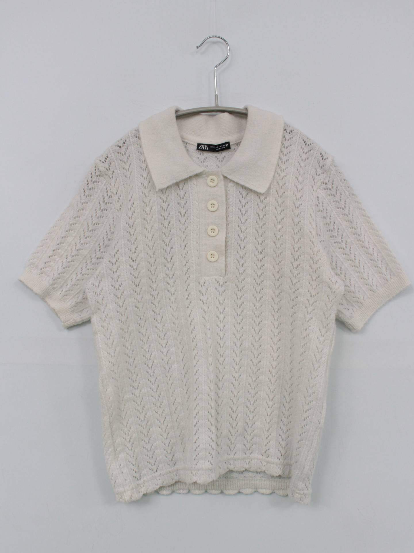 ZARA/ザラ/ニット/セーター/トップス/ホワイト/EUR S/USA S/MEX 26