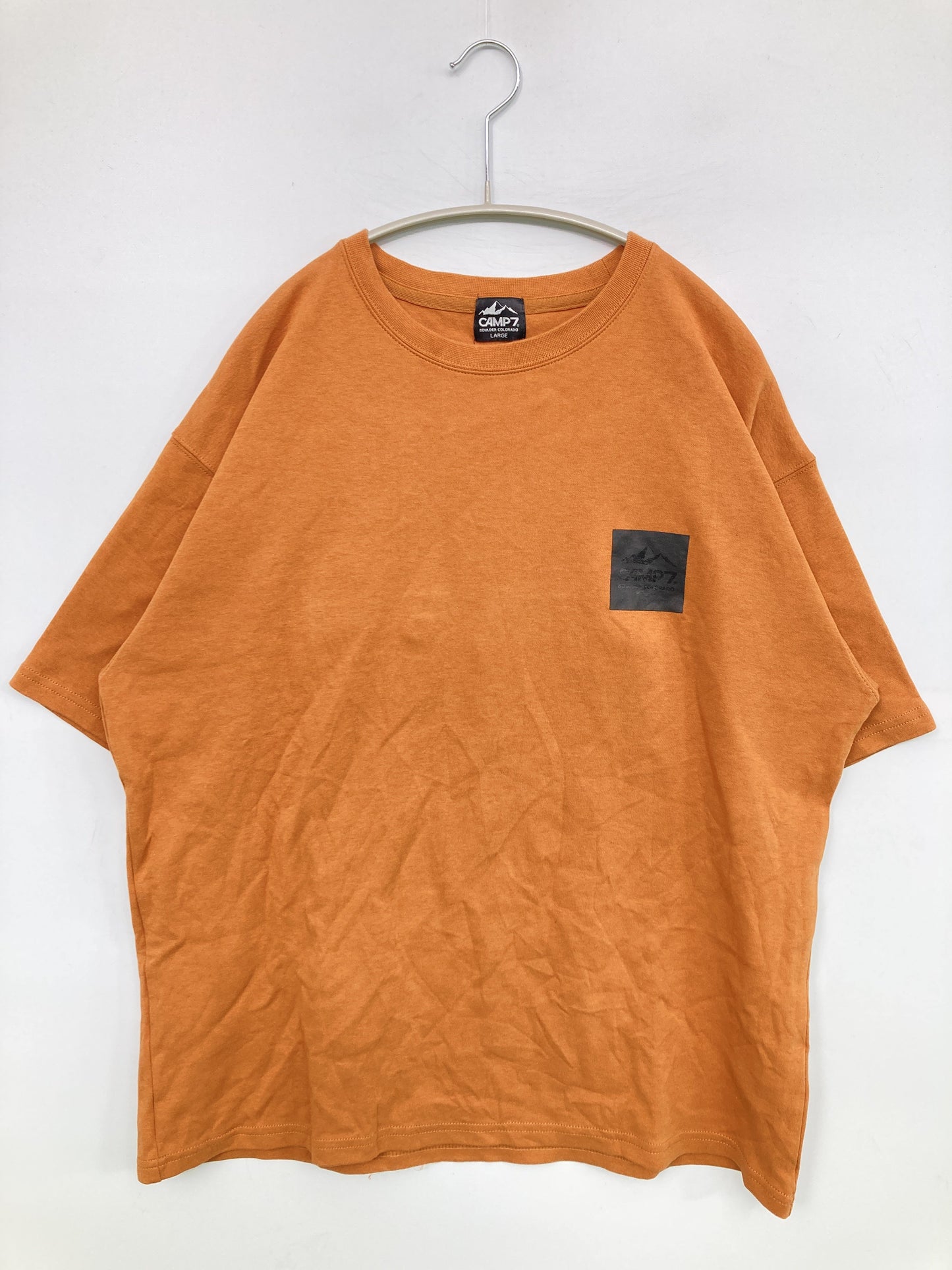 CAMP7/キャンプセブン/Tシャツ/カットソー/トップス/オレンジ/LARGE