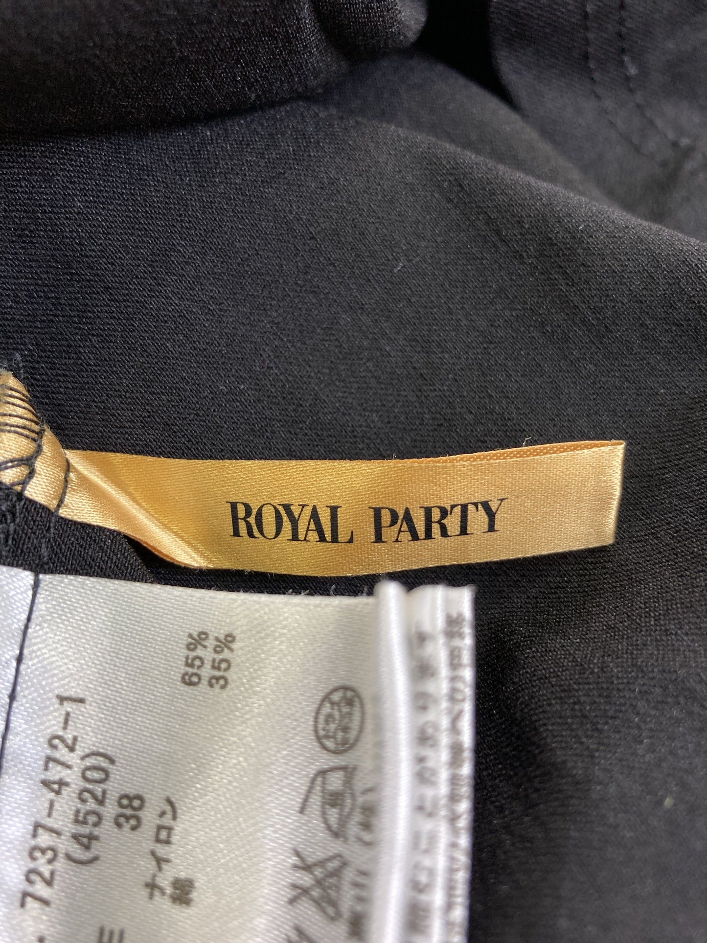 ROYAL PARTY/ロイヤルパーティー/ワンピース/ワンピース/ドレス/ブラック/38