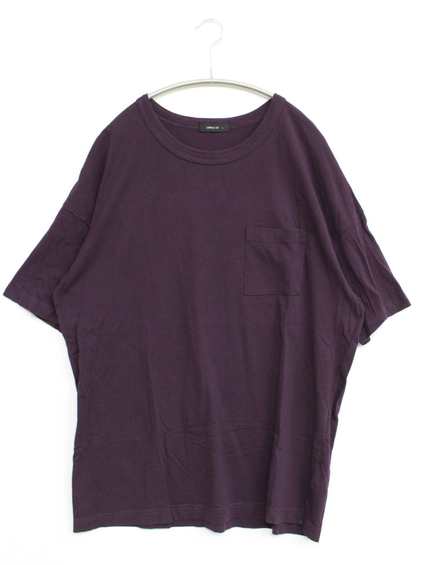 COMME CA ISM/Tシャツ/カットソー/トップス/パープル/L
