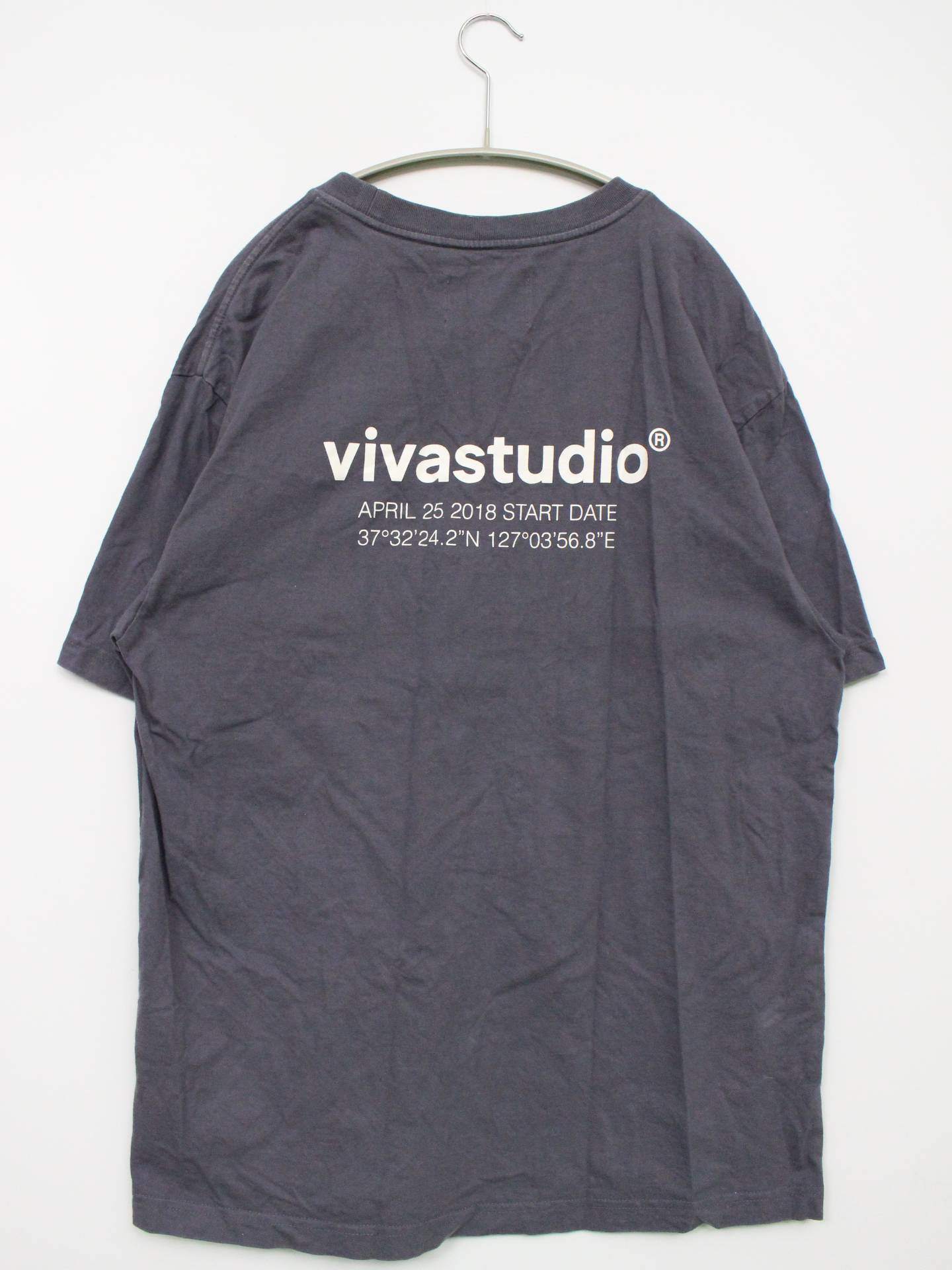VIVASTUDIO/Tシャツ/カットソー/トップス/グレー/M