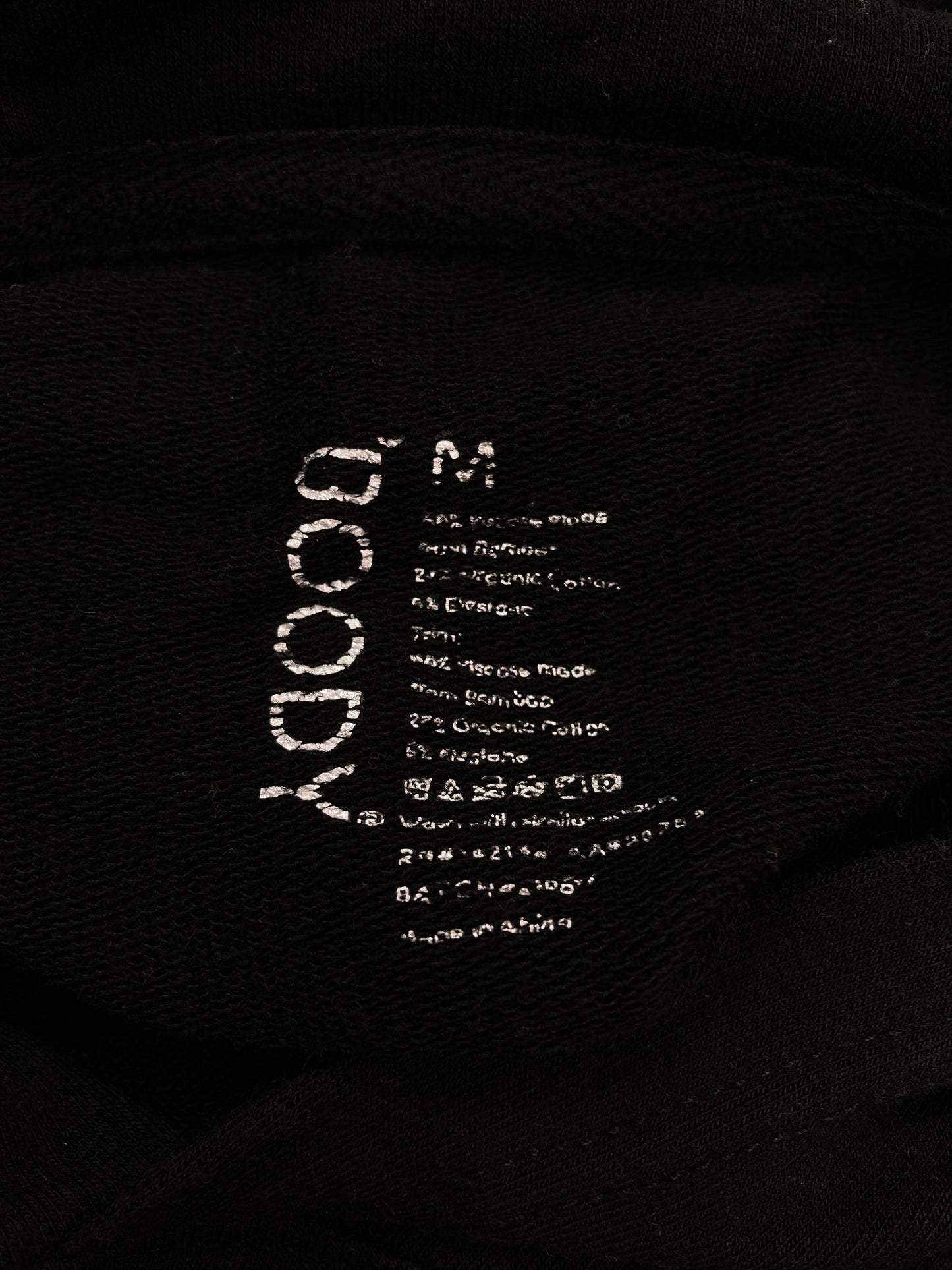BOODY/パーカー/トップス/ブラック/M