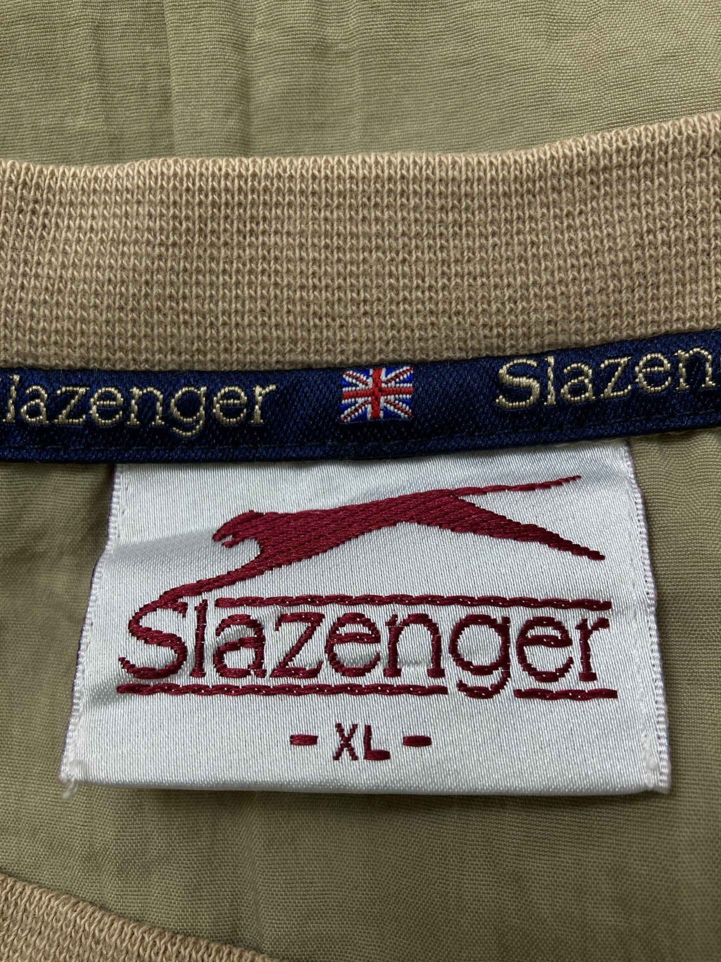 Slazenger/スラセンジャー/Tシャツ/カットソー/トップス/ベージュ/XL