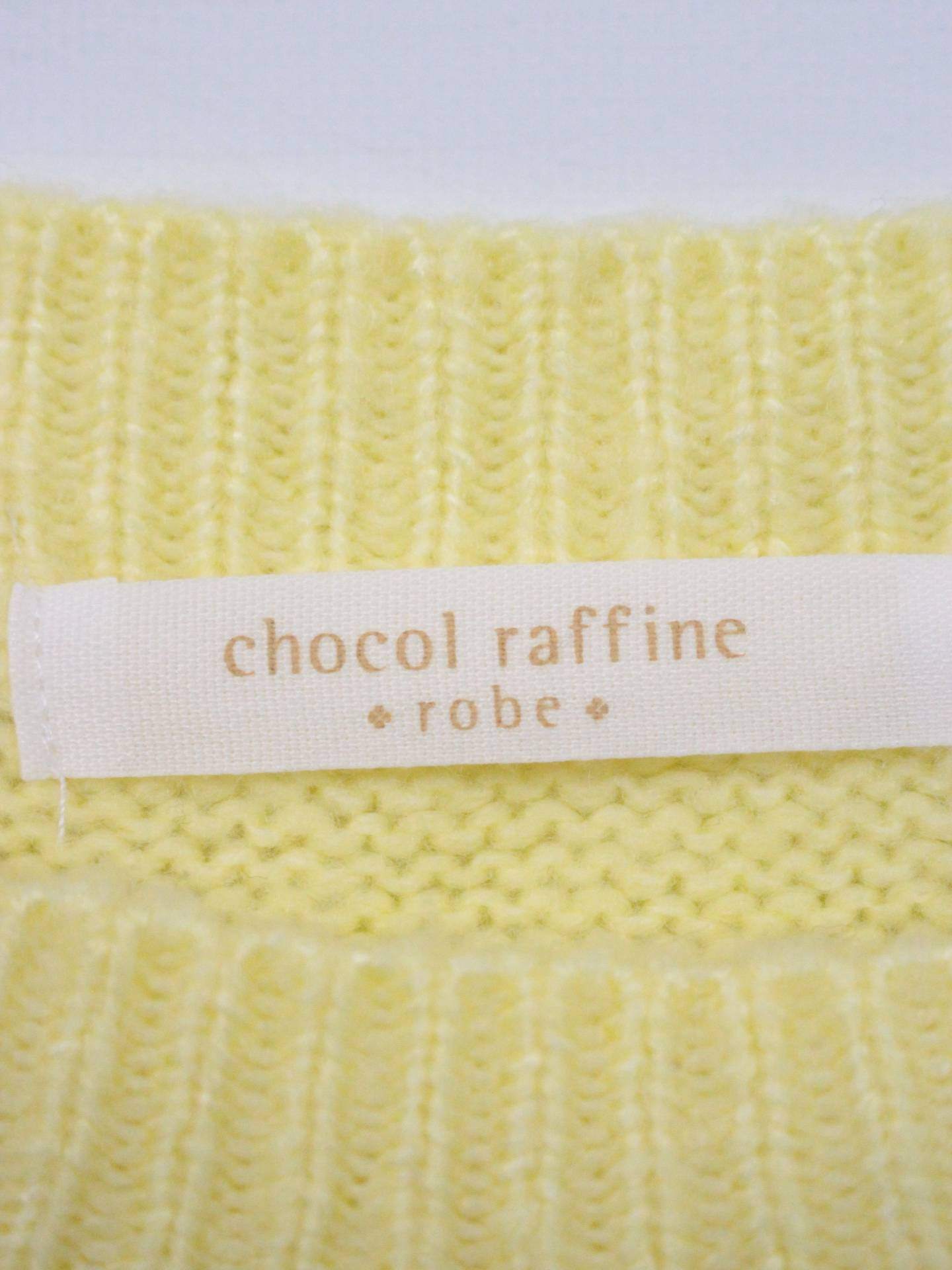 chocol raffine/ショコラフィネ/ニット/セーター/トップス/イエロー/F