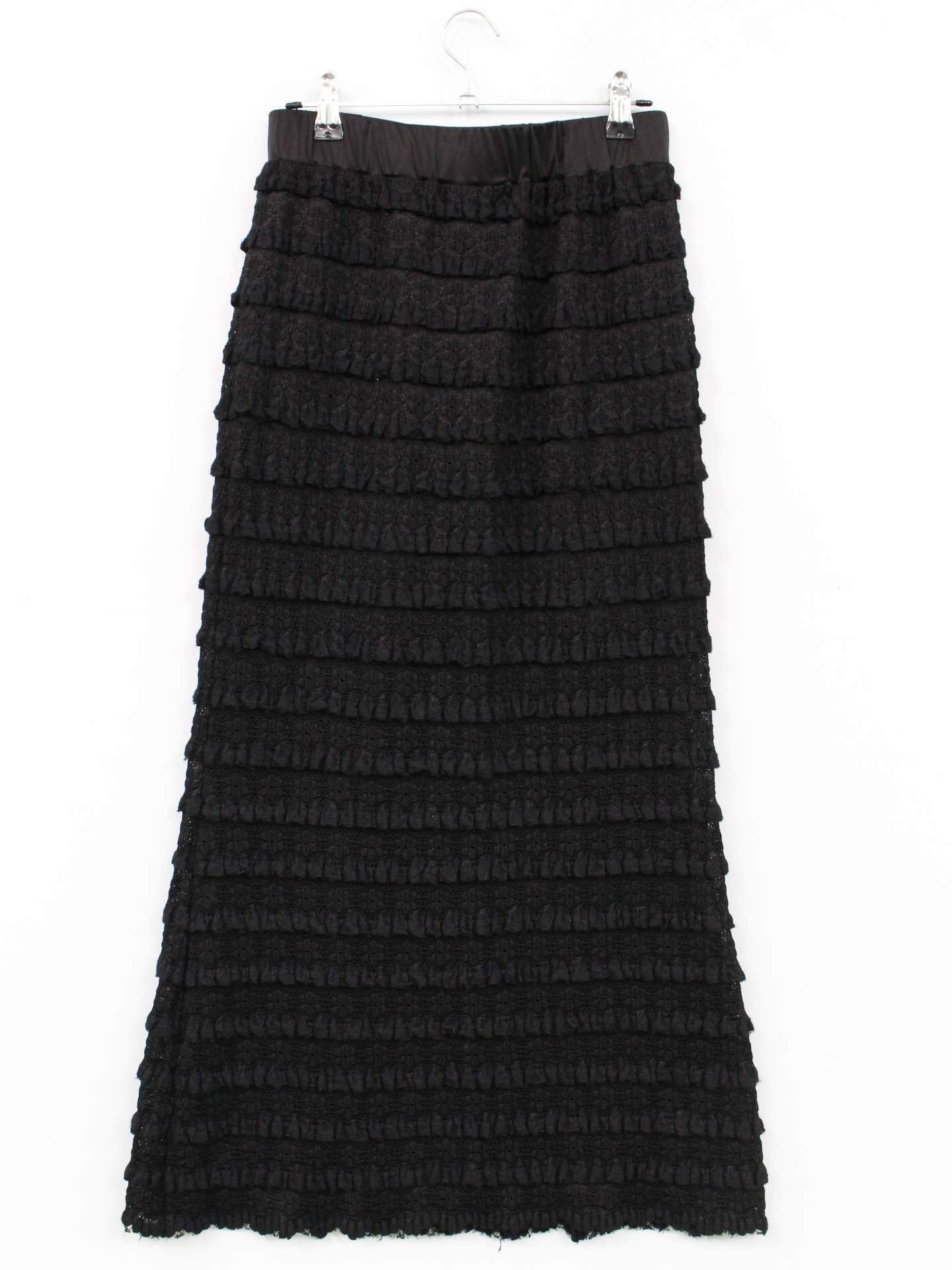 w closet/ダブルクローゼット/ロングスカート/スカート/ブラック