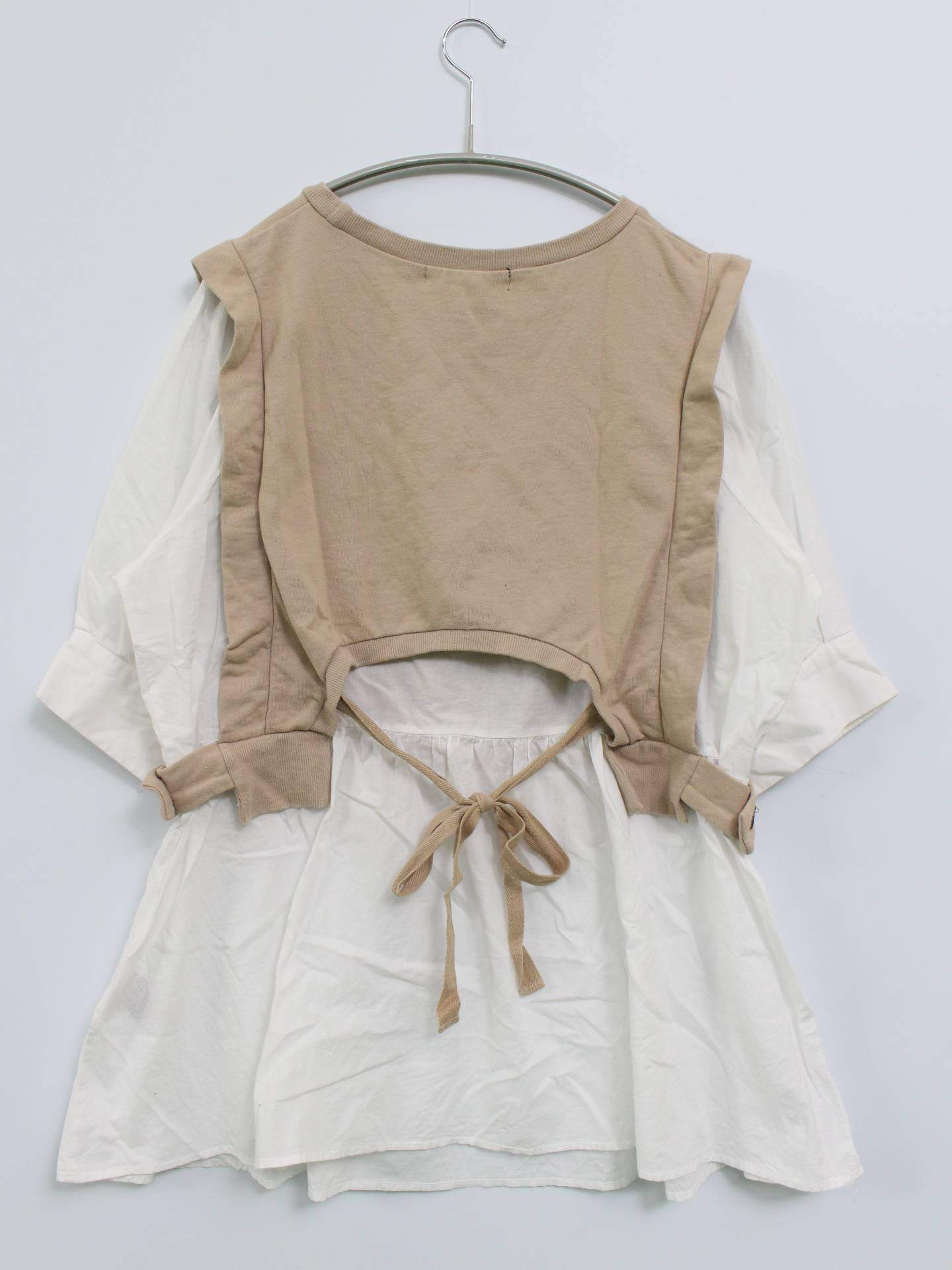 w closet/ダブルクローゼット/シャツ/ブラウス/トップス/ベージュ/F