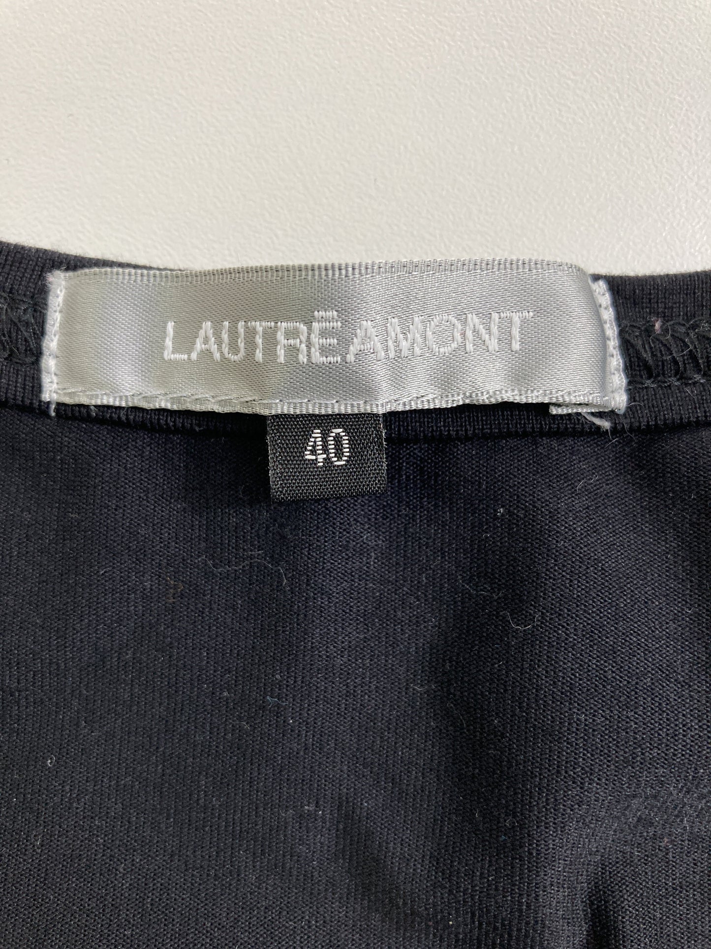 LAUTREAMONT/Tシャツ/カットソー/トップス/ブラック/40