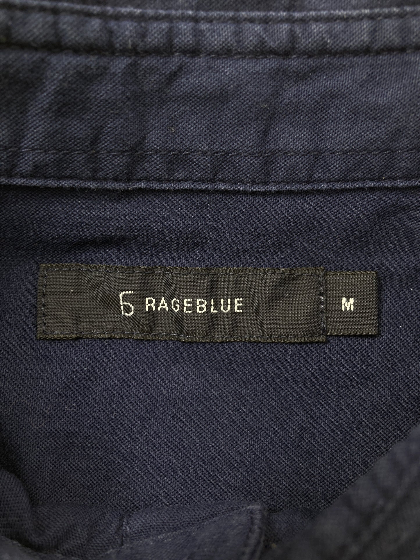 RAGEBLUE/レイジブルー/シャツ/ブラウス/トップス/ネイビー/M