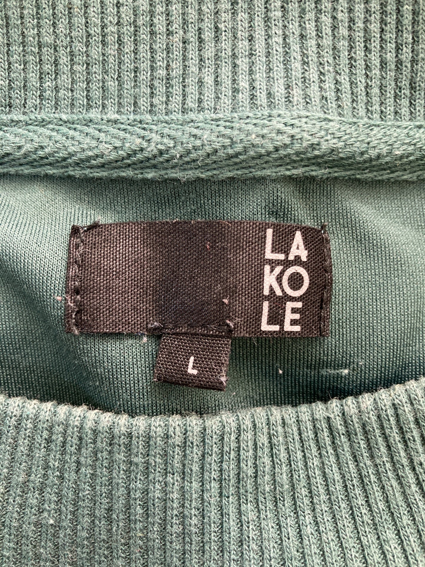 LAKOLE/ラコレ/Tシャツ/カットソー/トップス/グリーン/L
