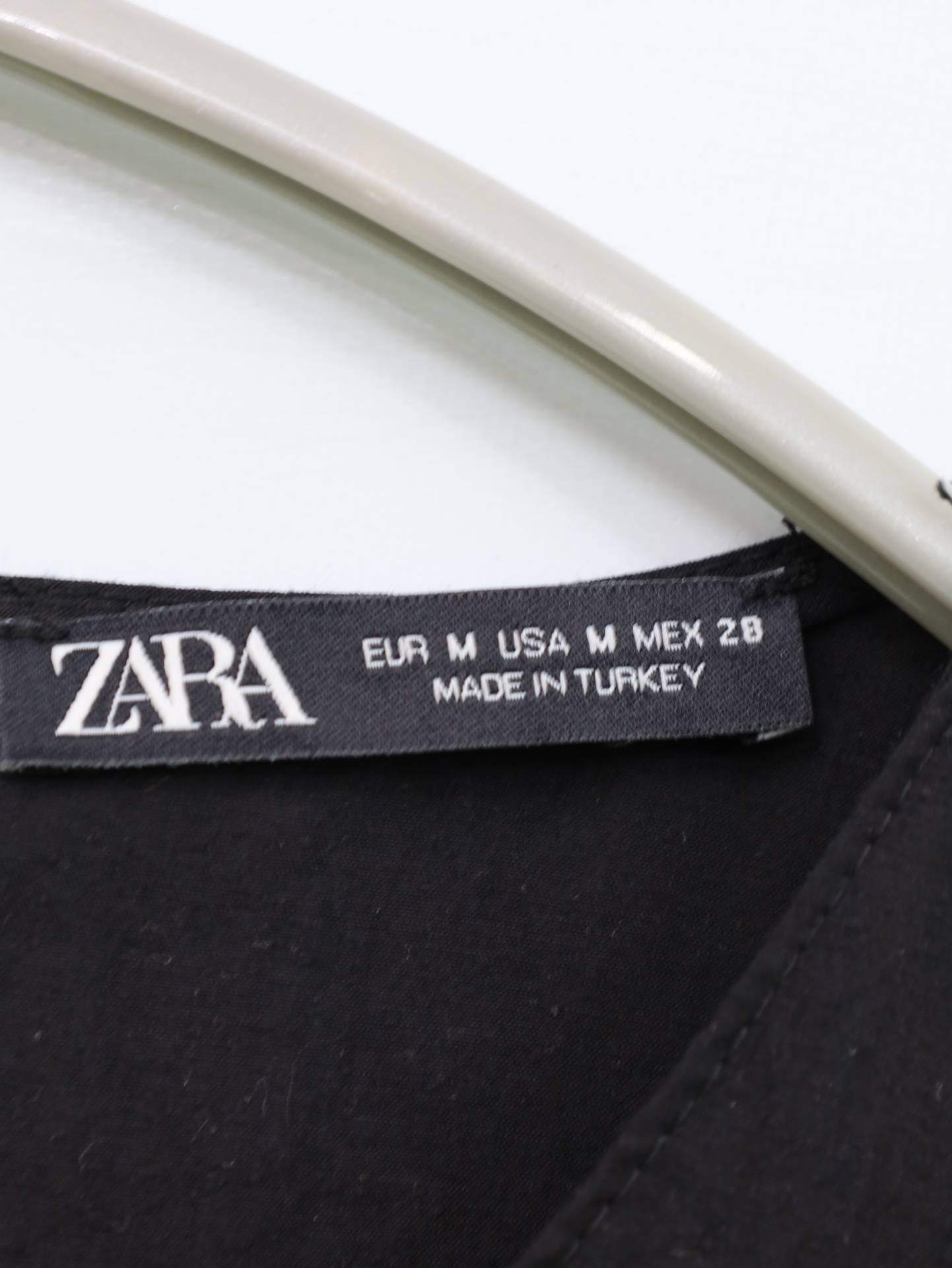 ZARA/ザラ/チュニック/ワンピース/ドレス/ブラック/EUR M/USA M/ MEX 28
