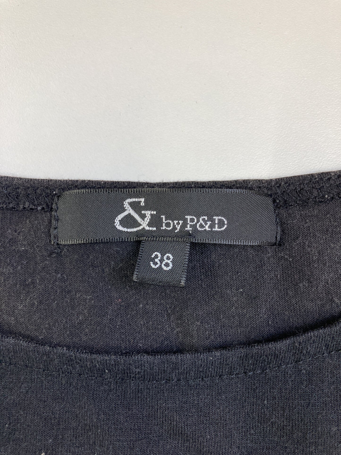 &byP&D/Tシャツ/カットソー/トップス/ブラック/38