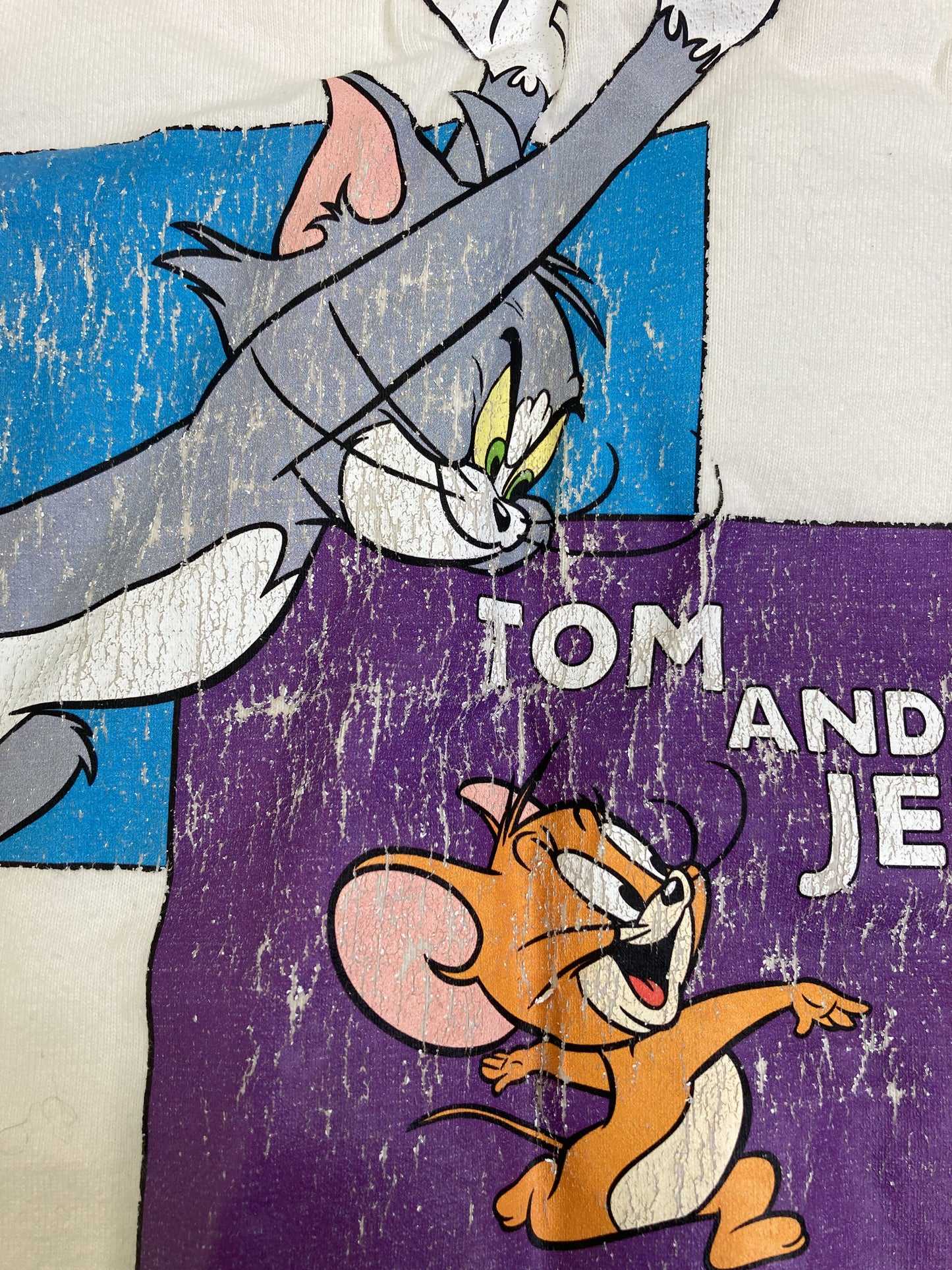 TOM and JERRY/Tシャツ/カットソー/トップス/ホワイト/F