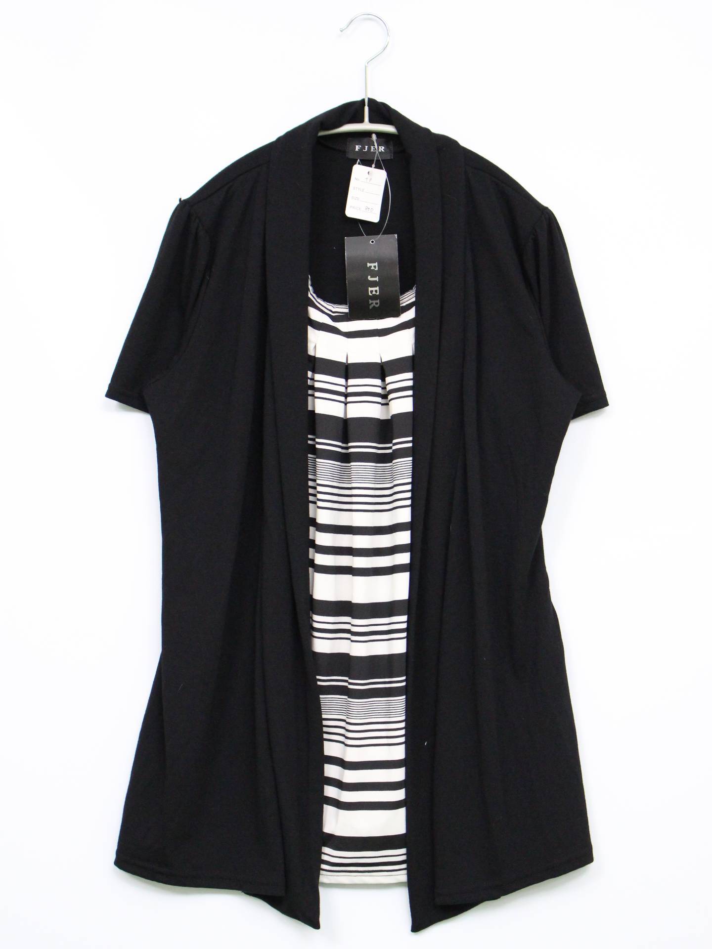 FJER/Tシャツ/カットソー/トップス/ブラック/L