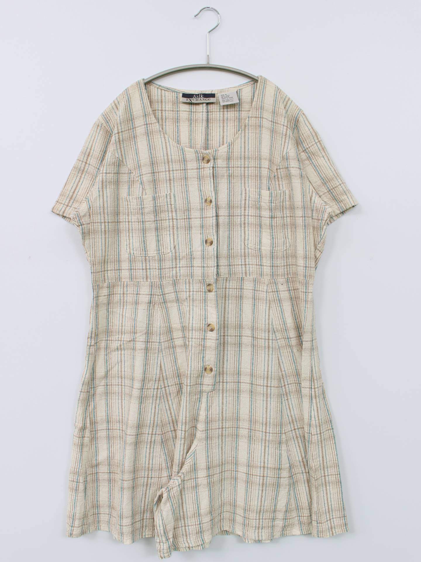 EXCHANGE/ワンピース/ワンピース/ドレス/ベージュ/M