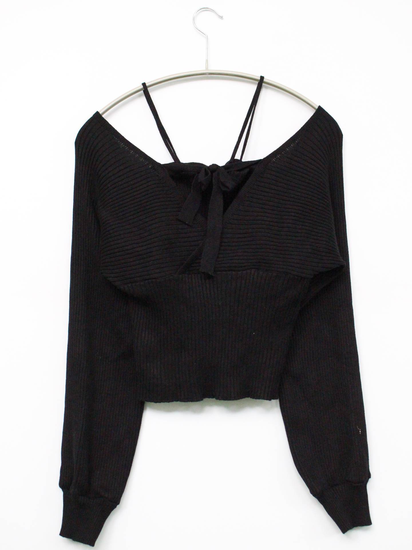 Tシャツ/カットソー/トップス/ブラック/ONE-SIZE