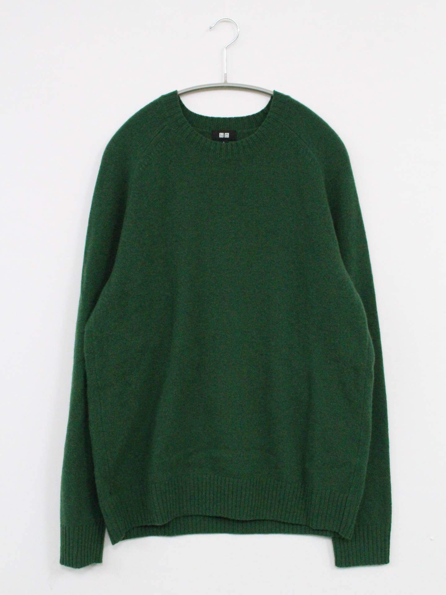 UNIQLO/ユニクロ/ニット/セーター/トップス/グリーン/L