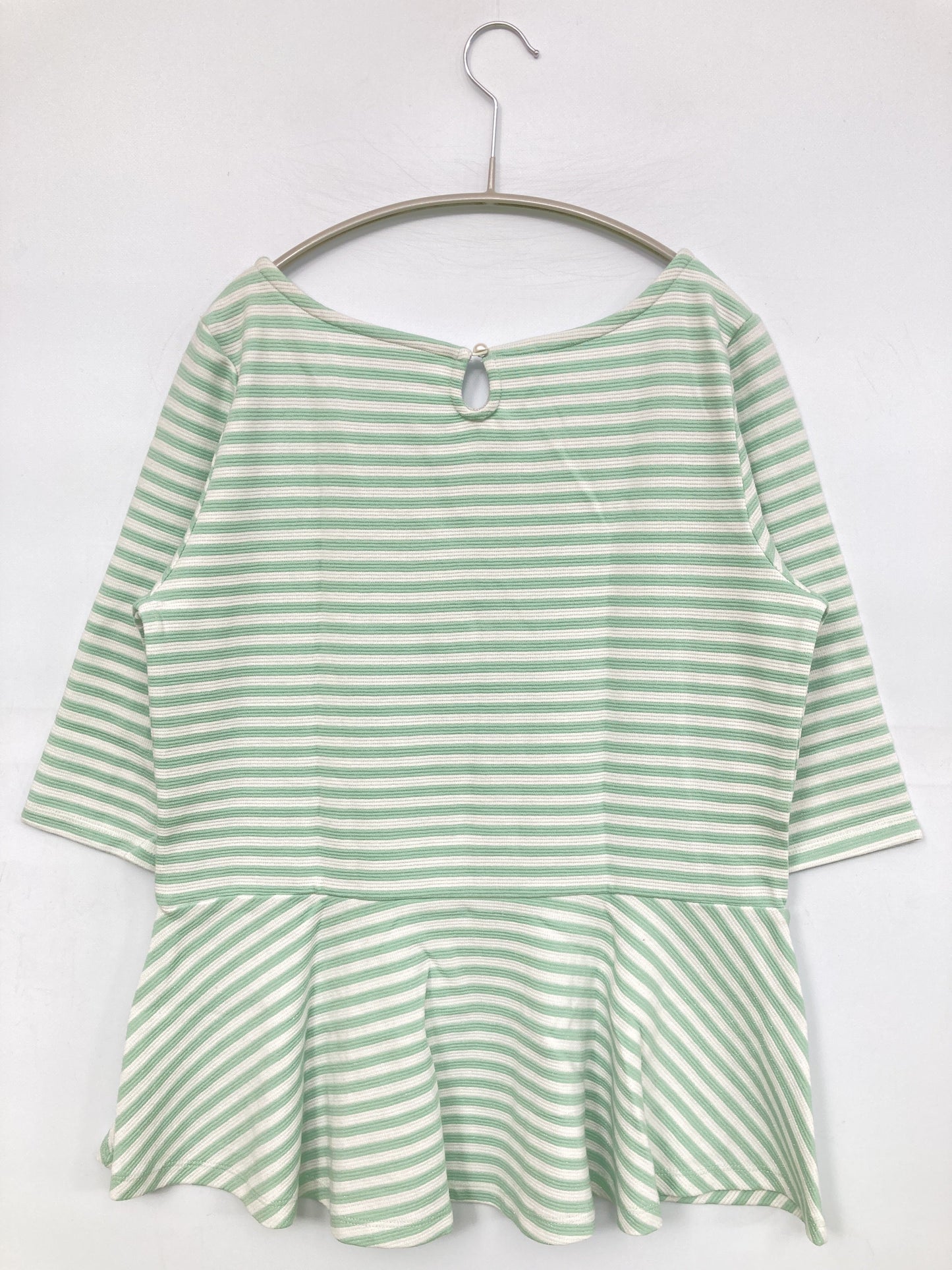 ecomarche/Tシャツ/カットソー/トップス/ライトグリーン/L