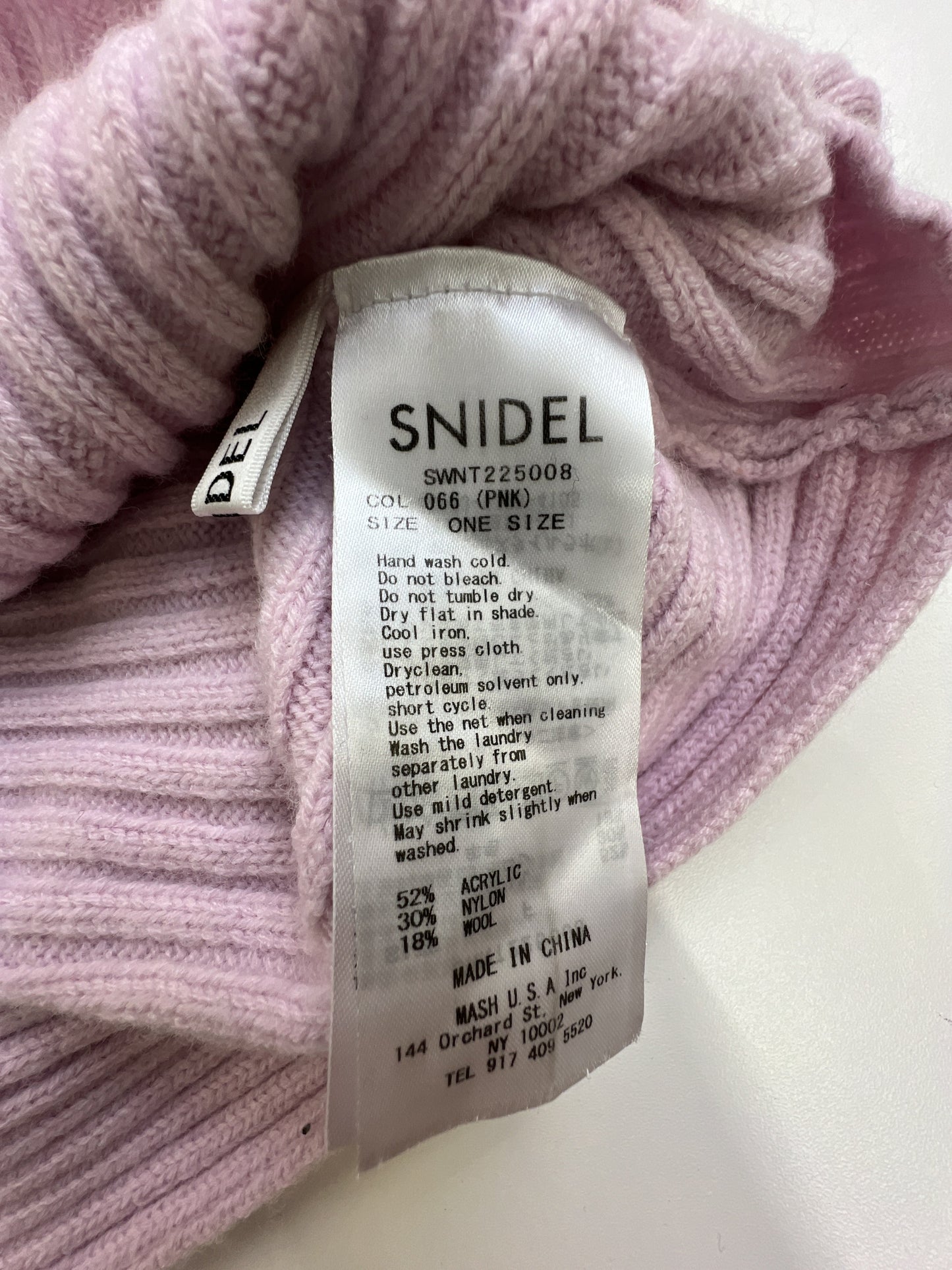 SNIDEL/スナイデル/ニット/セーター/トップス/ピンク/ONE SIZE