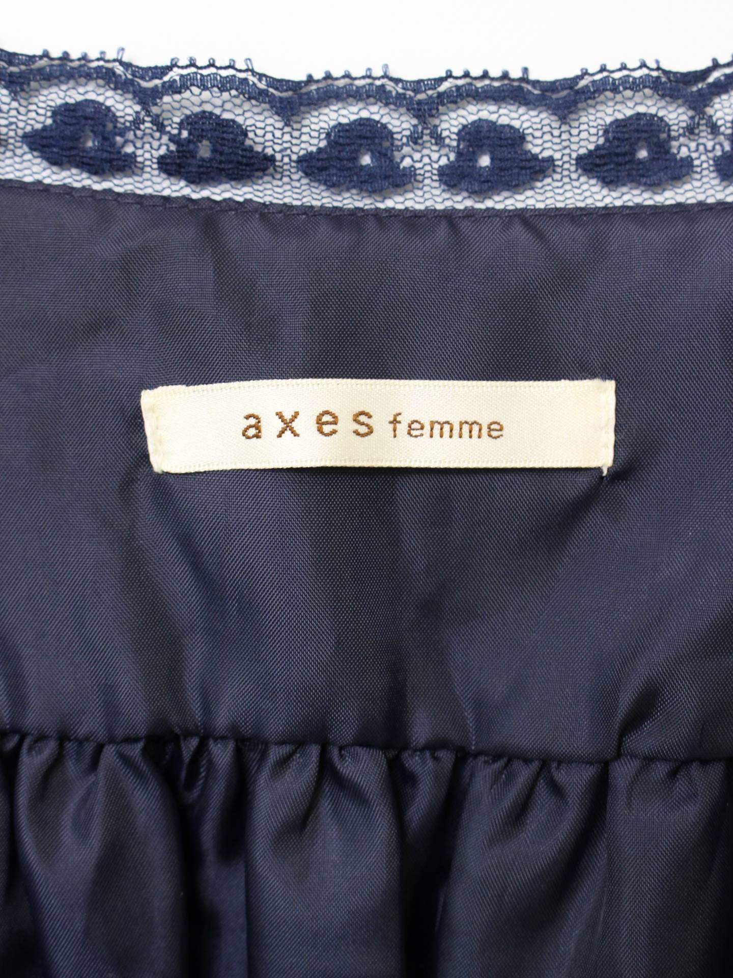 axes femme/ワンピース/ワンピース/ドレス/ネイビー/M