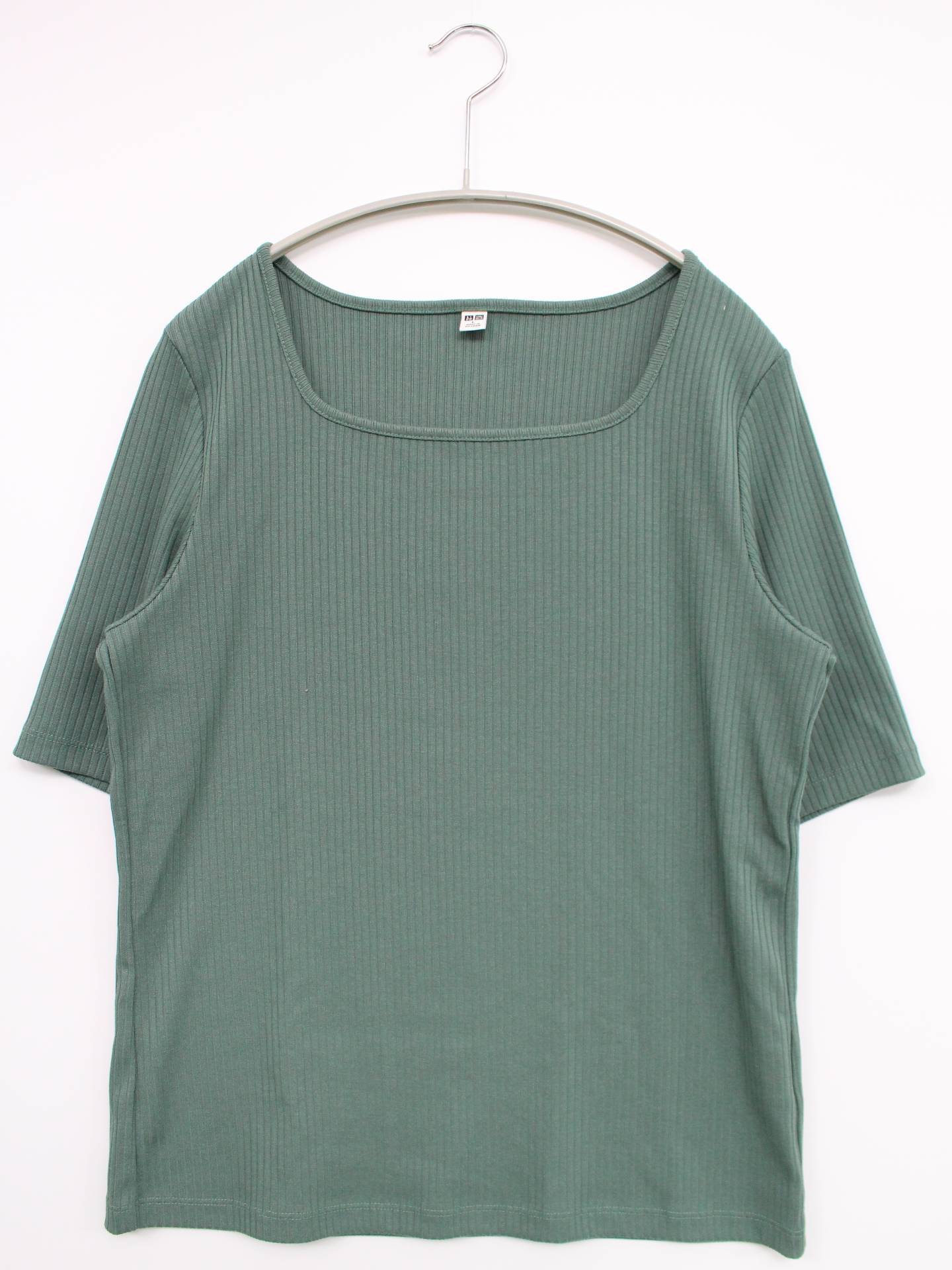 UNIQLO/ユニクロ/Tシャツ/カットソー/トップス/グリーン/L