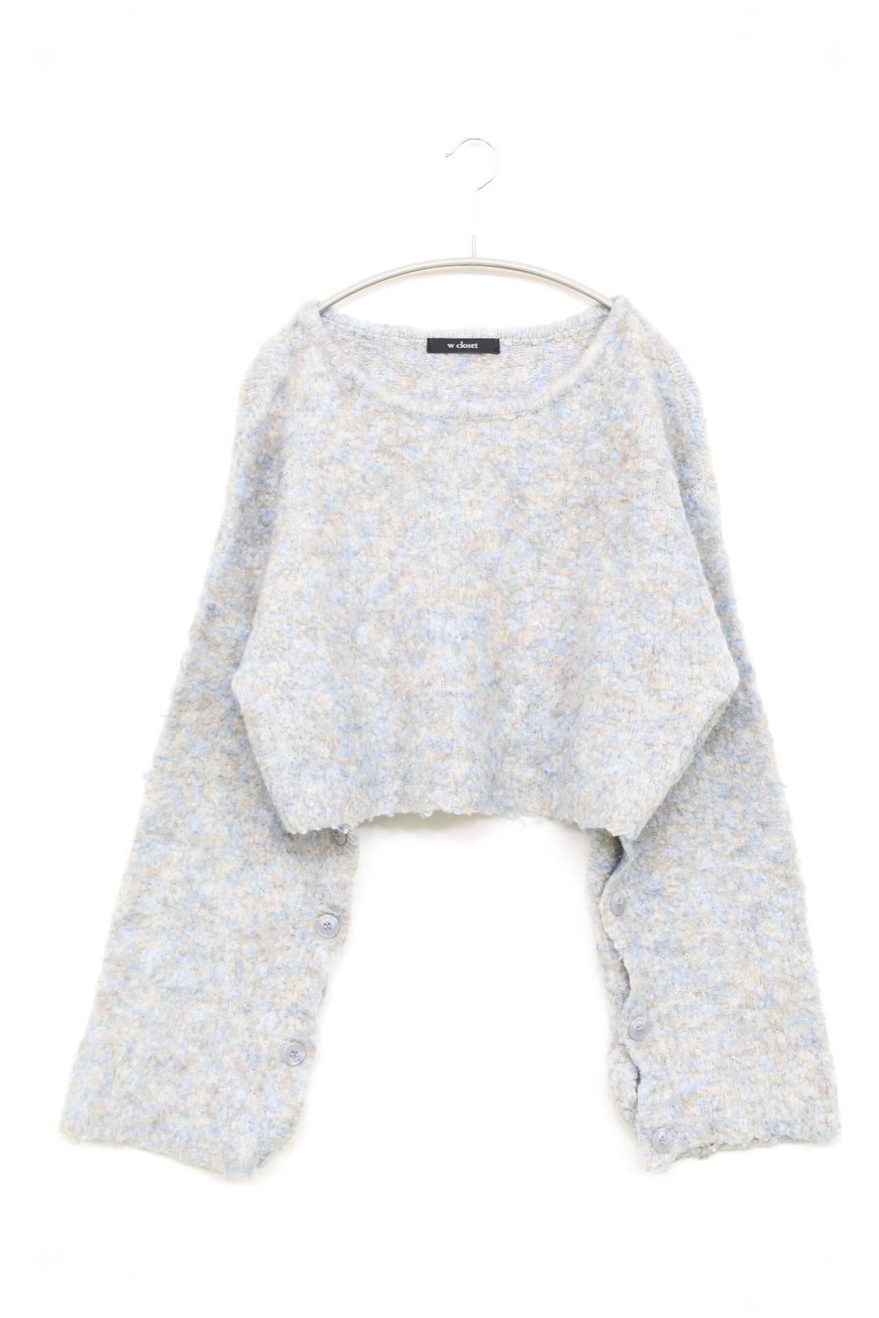 w closet/ダブルクローゼット/ニット/セーター/トップス/スカイブルー/F