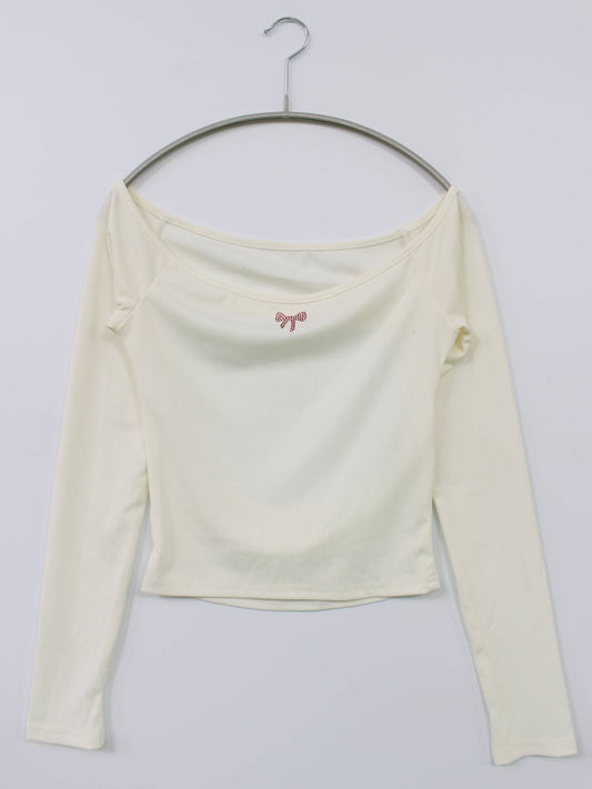 Tシャツ/カットソー/トップス/アイボリー/M