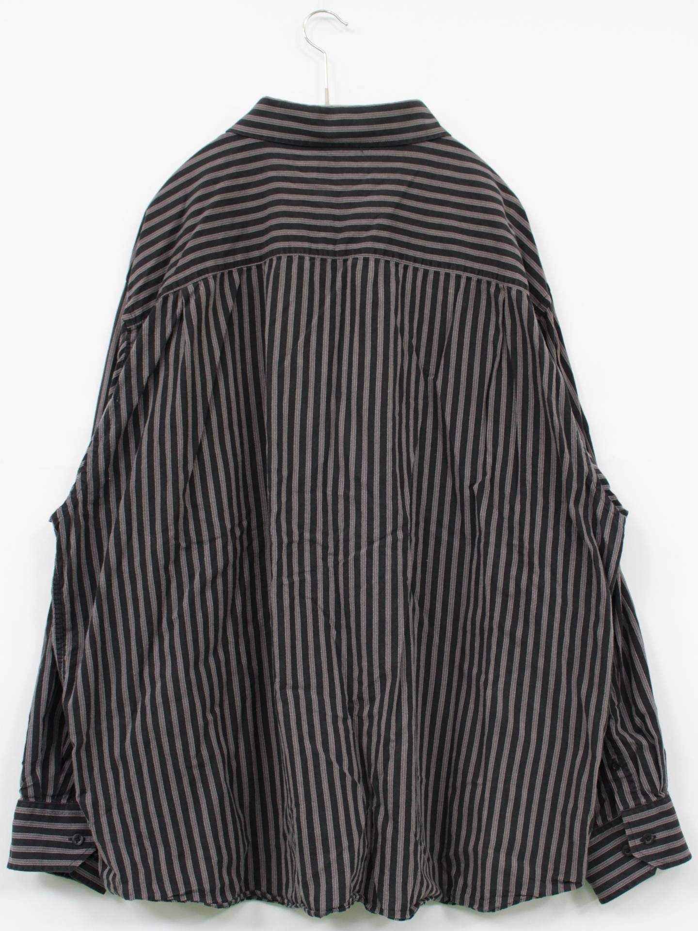 M2 Studio/シャツ/ブラウス/トップス/ブラック/3XL